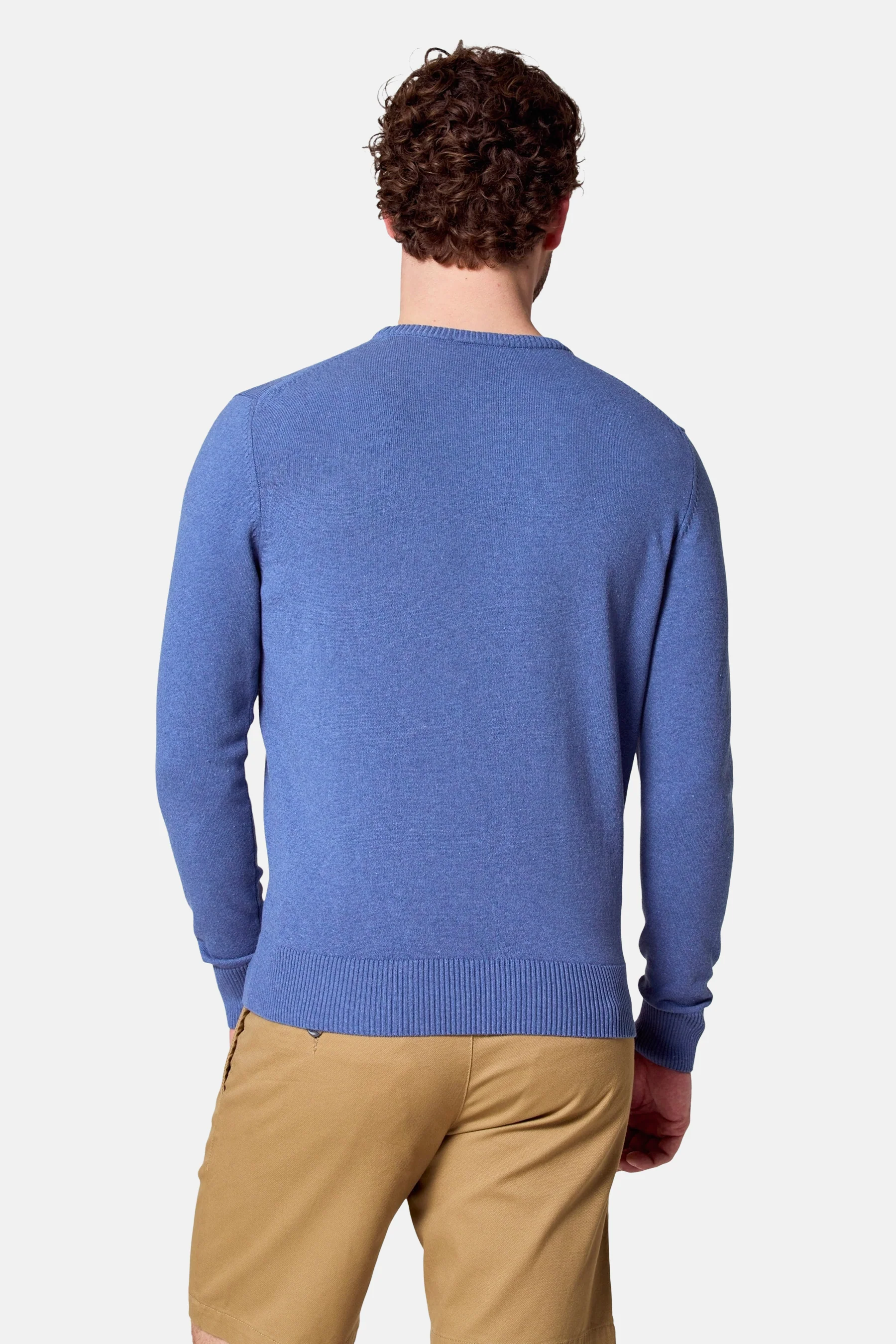 Pull met ronde hals - blauw - Image 3