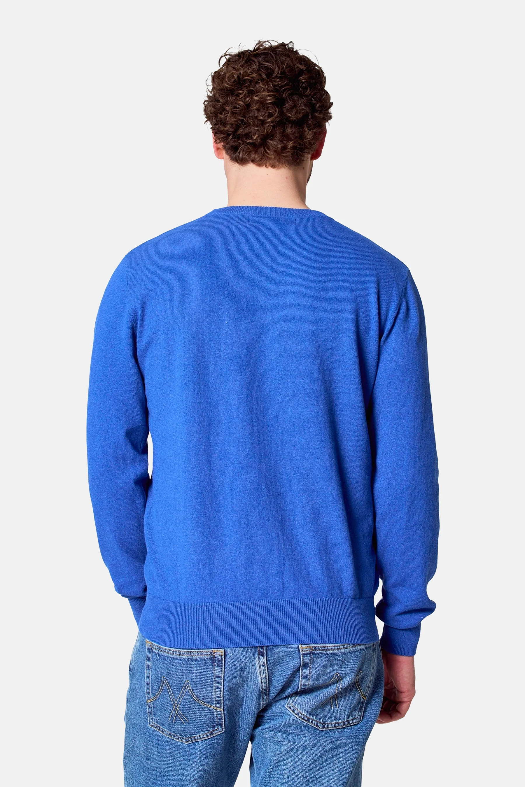 Pull met ronde hals - blauw - Image 3