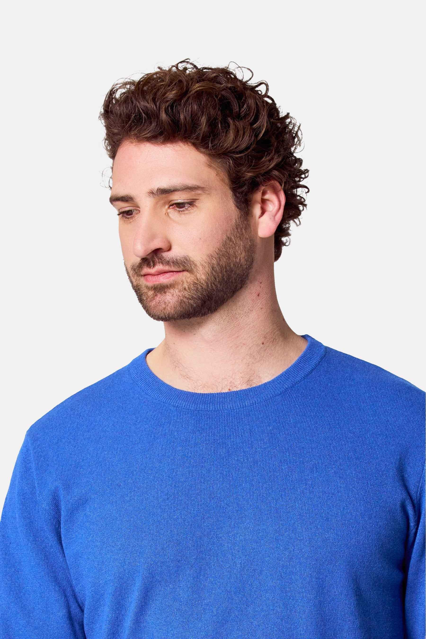 Pull met ronde hals - blauw - Image 4