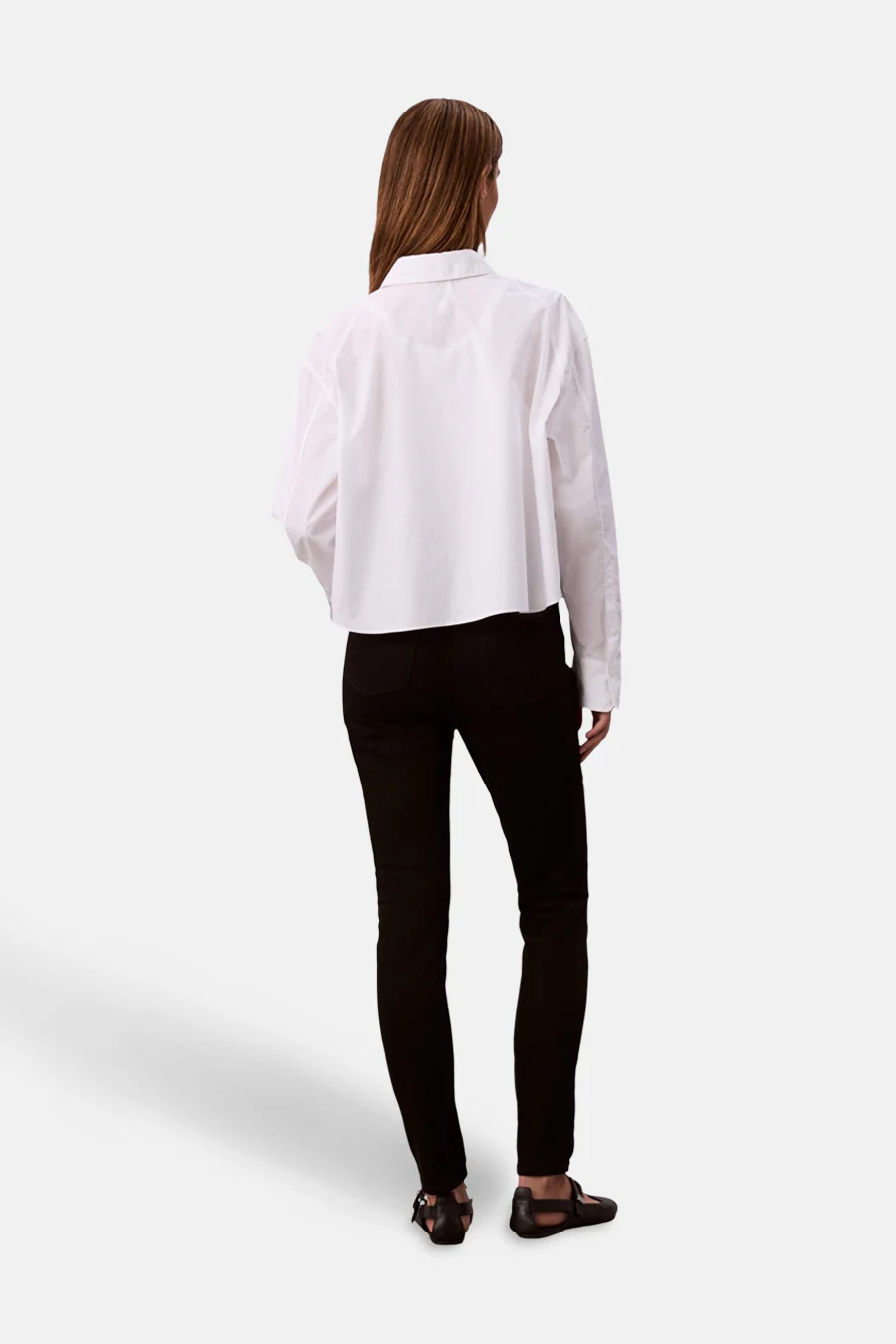 HIGH RISE SKINNY - black denim - Image 3