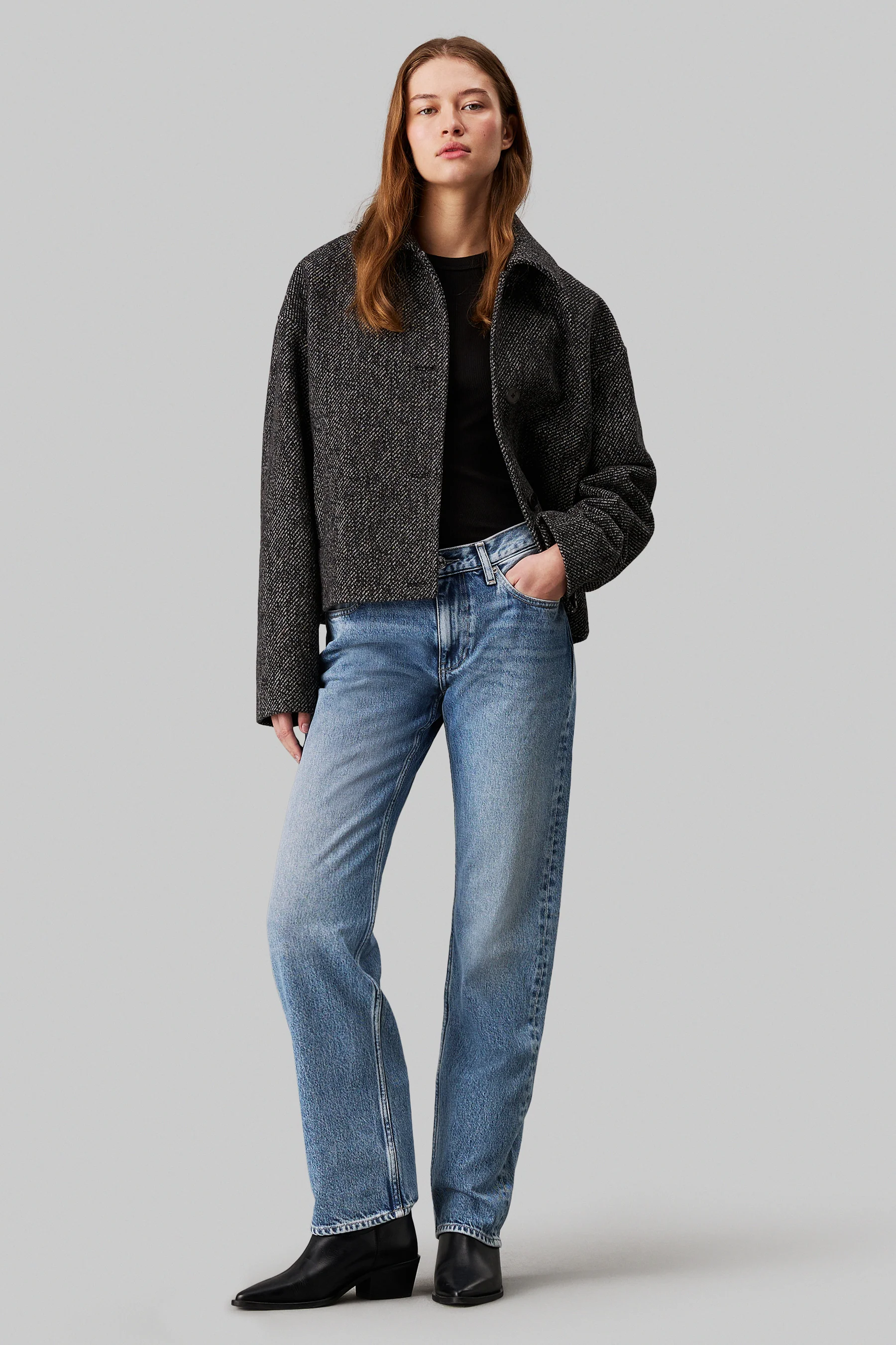 LOW RISE STRAIGHT - light blue denim - Image 2