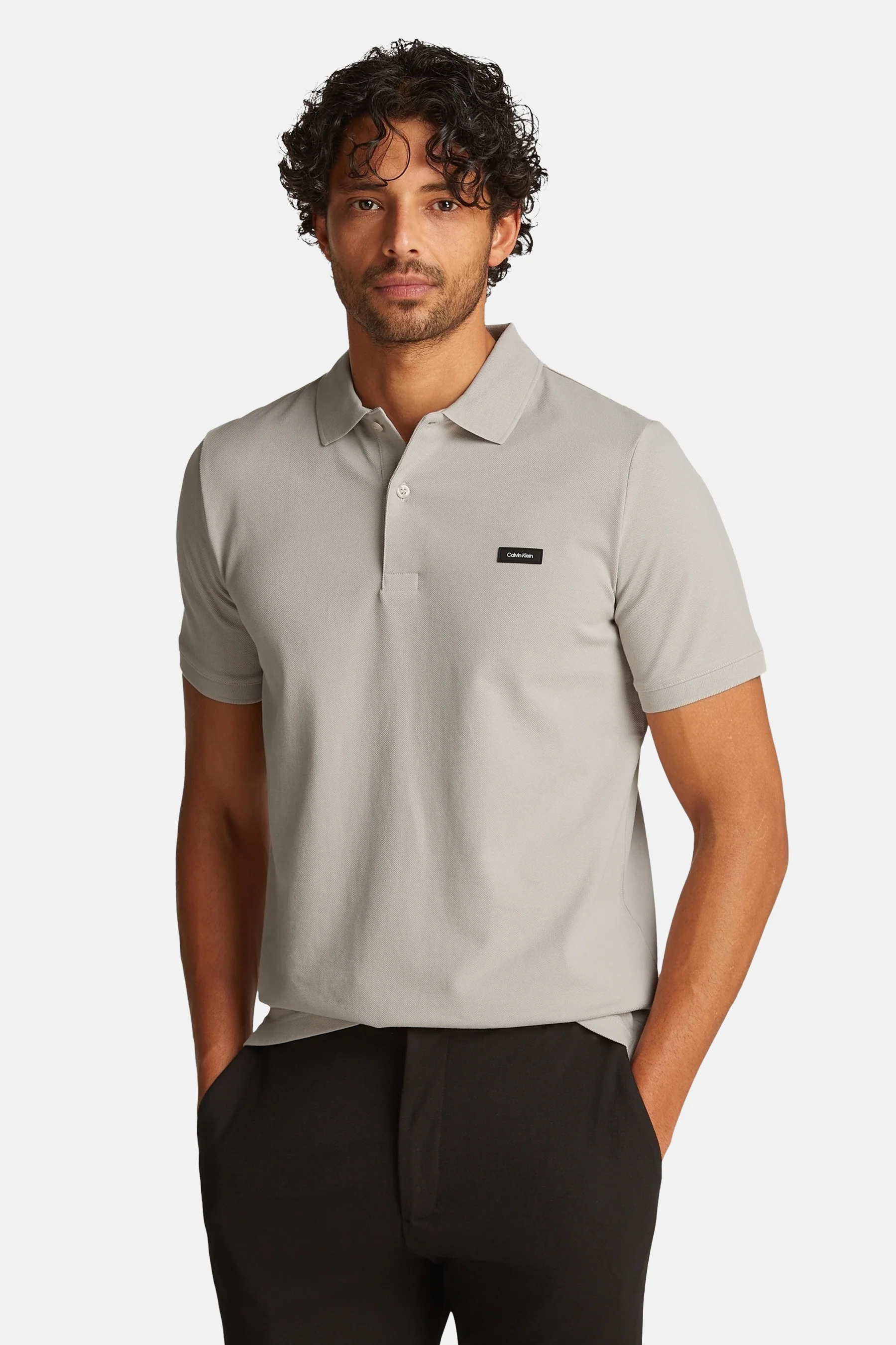 Polo met korte mouwen - Beige