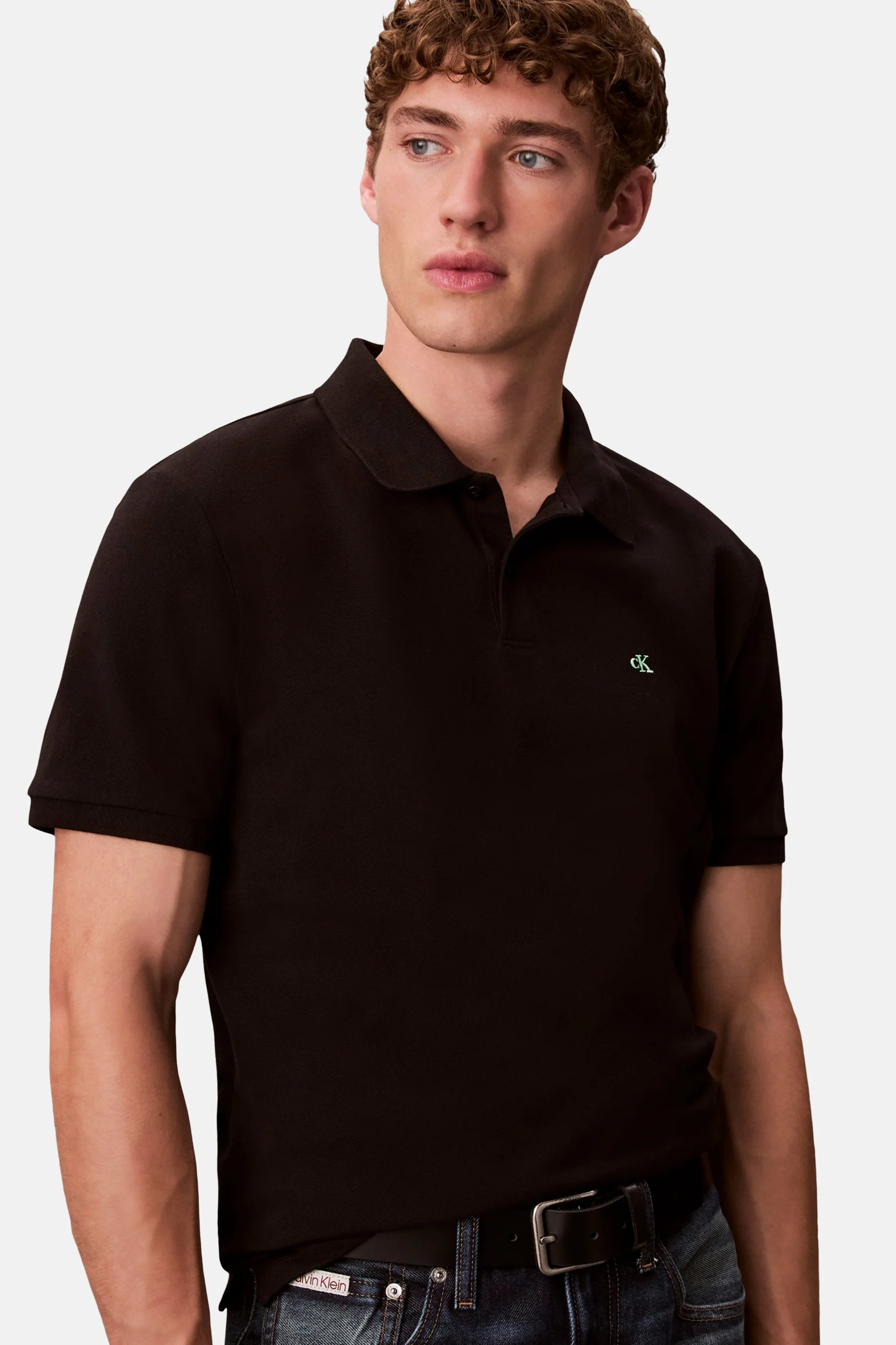Polo met korte mouwen - zwart - Image 5