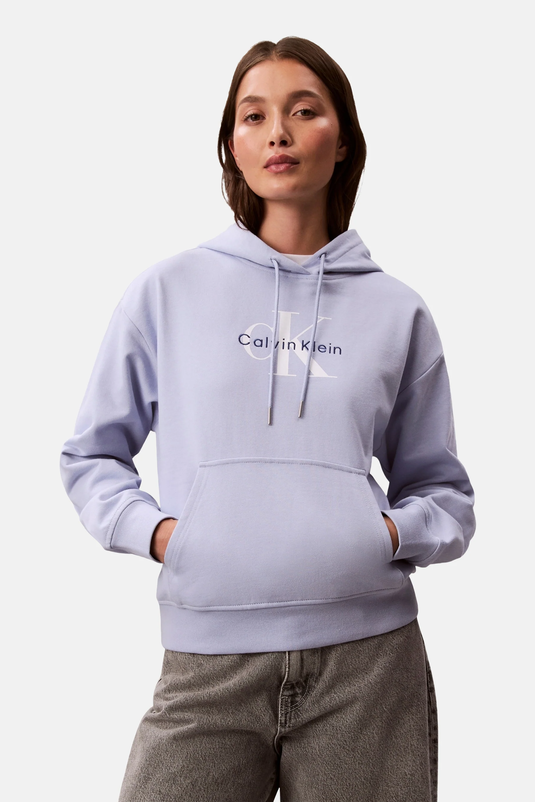 Sweater met kap - Paars