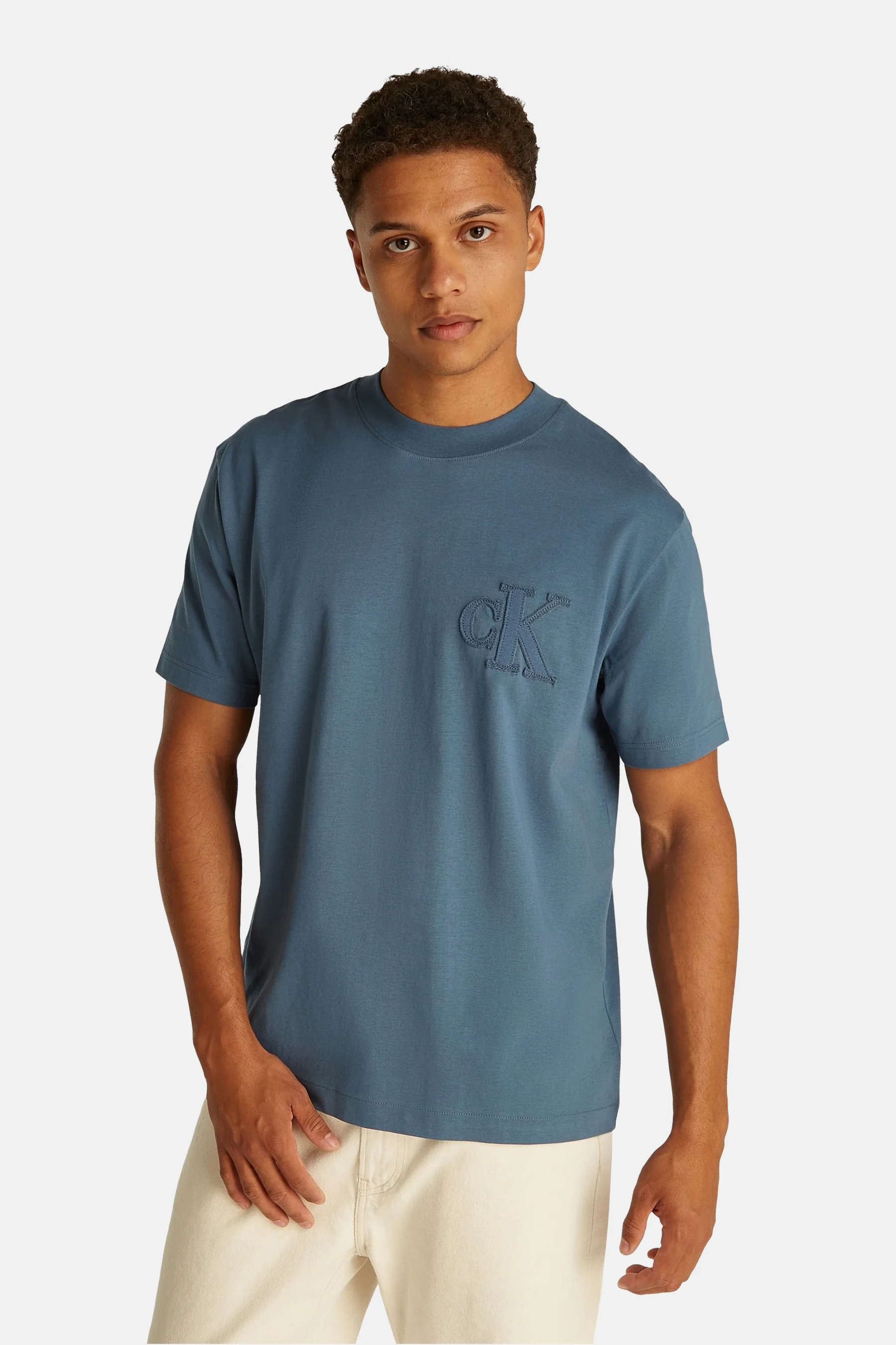 T-shirt met korte mouwen - blauw
