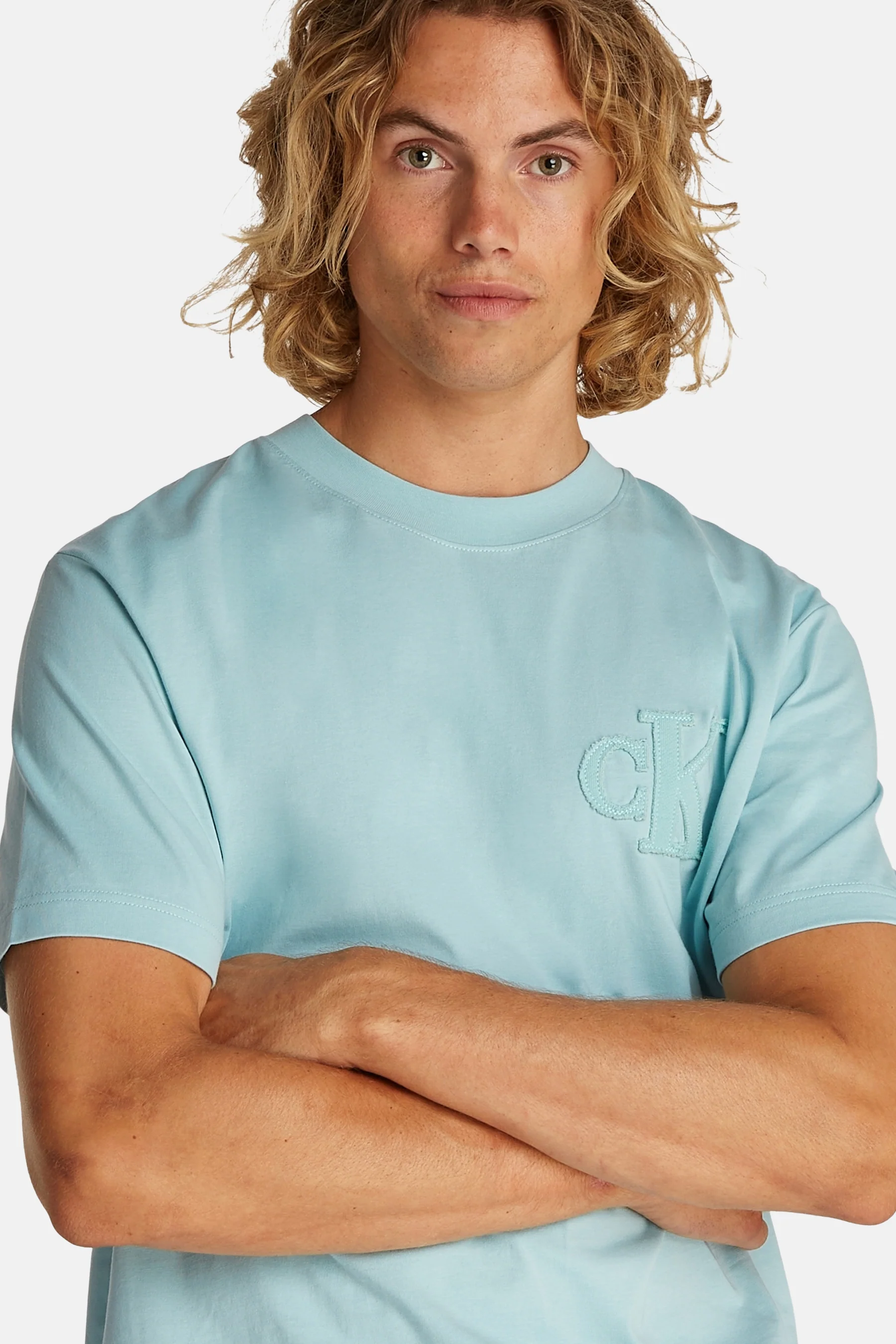 T-shirt met korte mouwen - Turquoise - Image 4