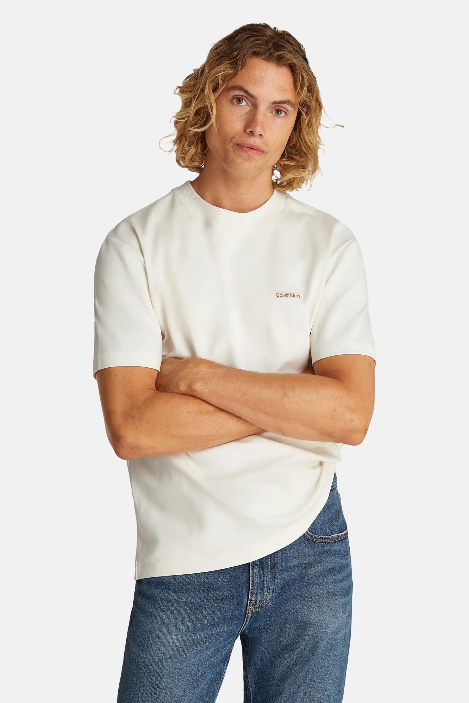 T-shirt met korte mouwen - ecru