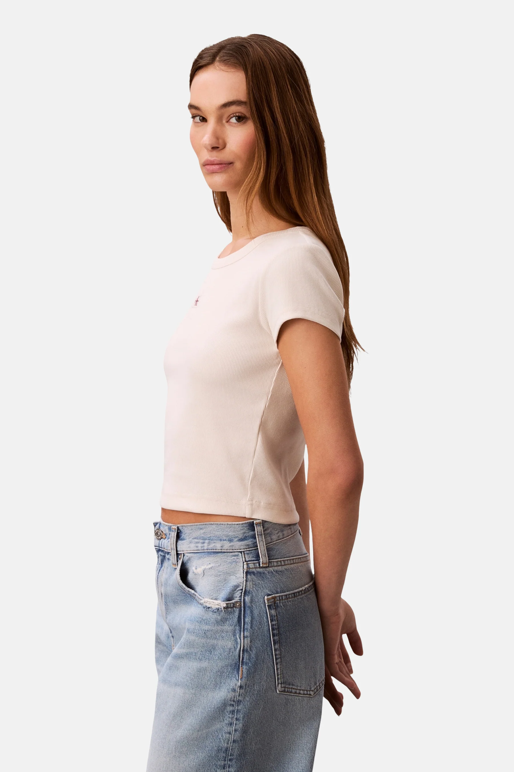 T-shirt met korte mouwen - ecru - Image 3