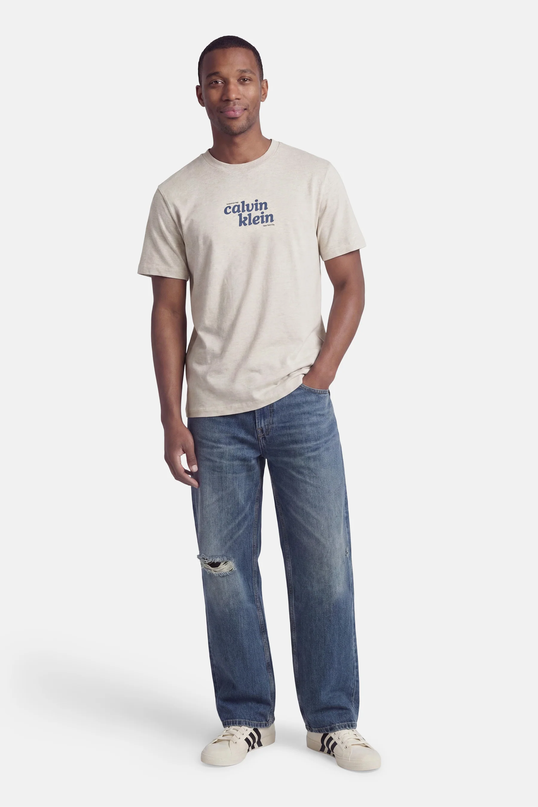 T-shirt met korte mouwen - Grijs - Image 2