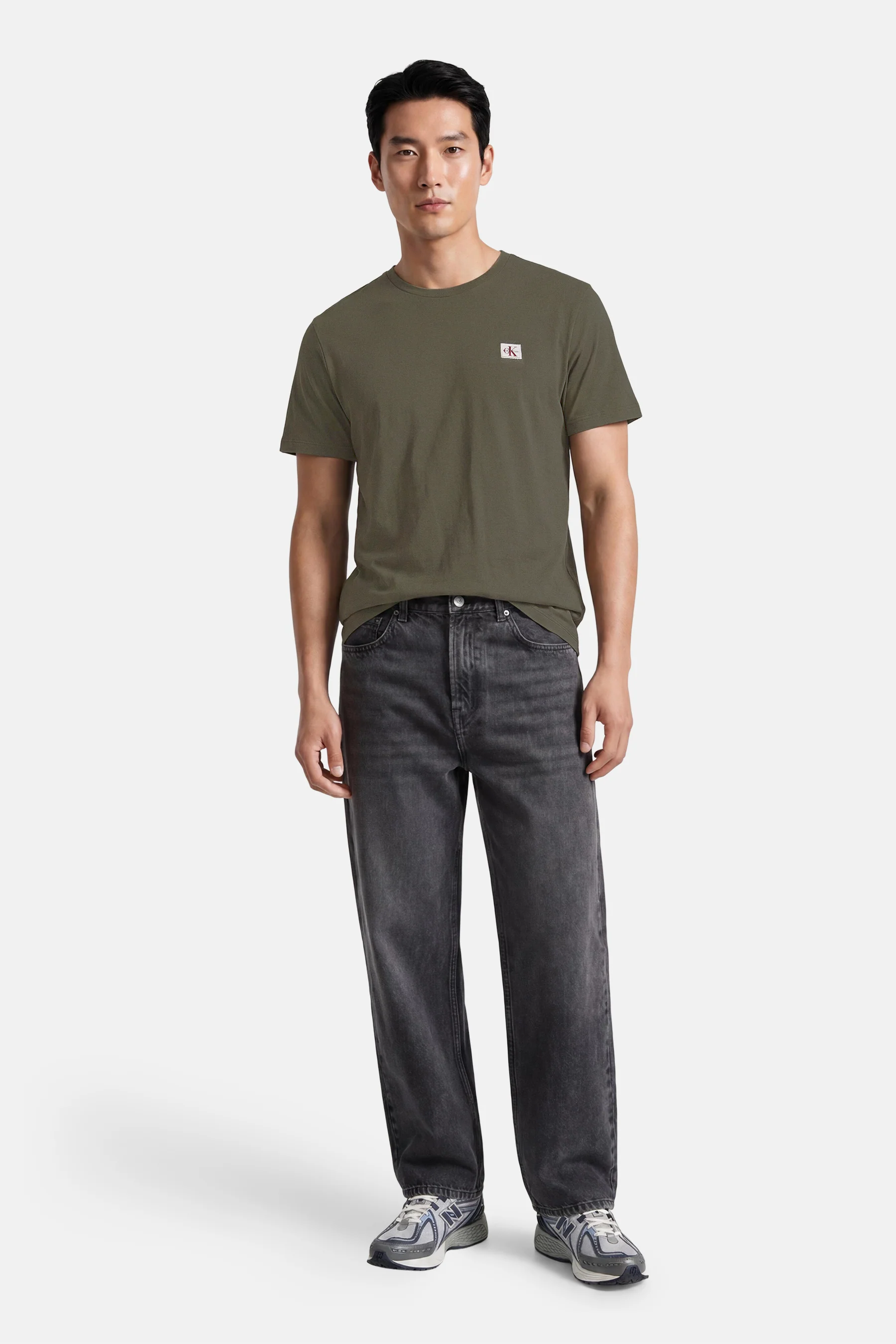 T-shirt met korte mouwen - Kaki - Image 2