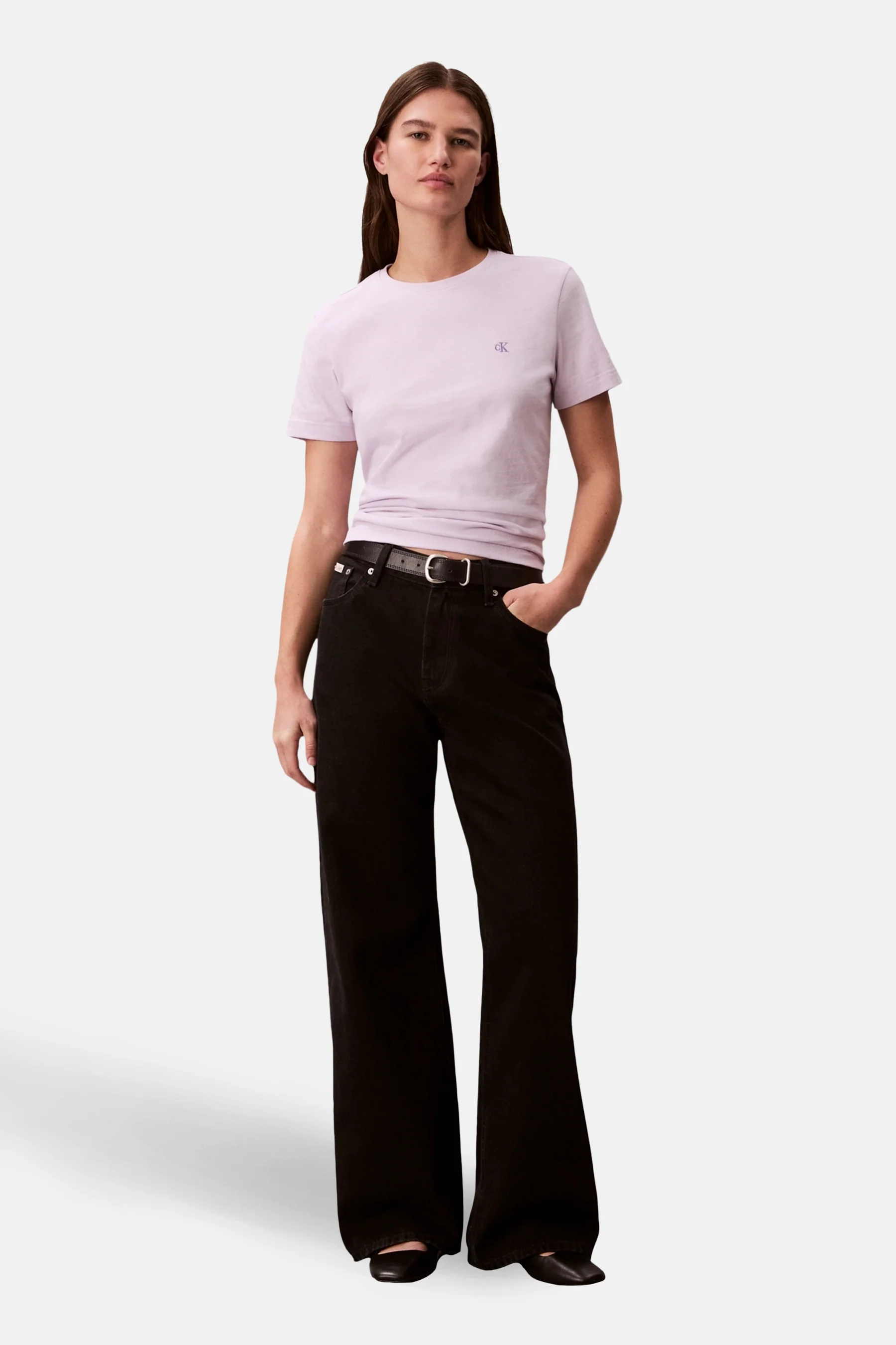 T-shirt met korte mouwen - Paars - Image 2