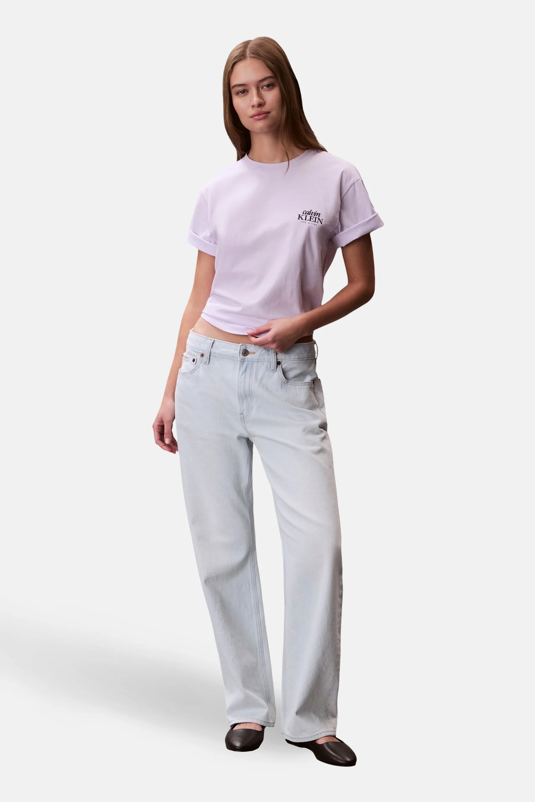 T-shirt met korte mouwen - Paars