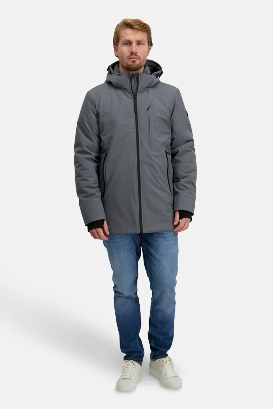 Lange jas - grijs