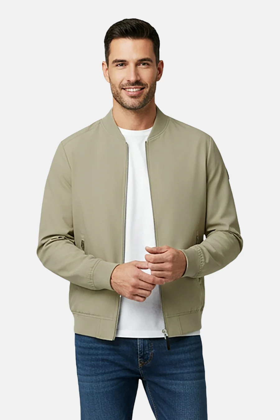Korte jas - groen