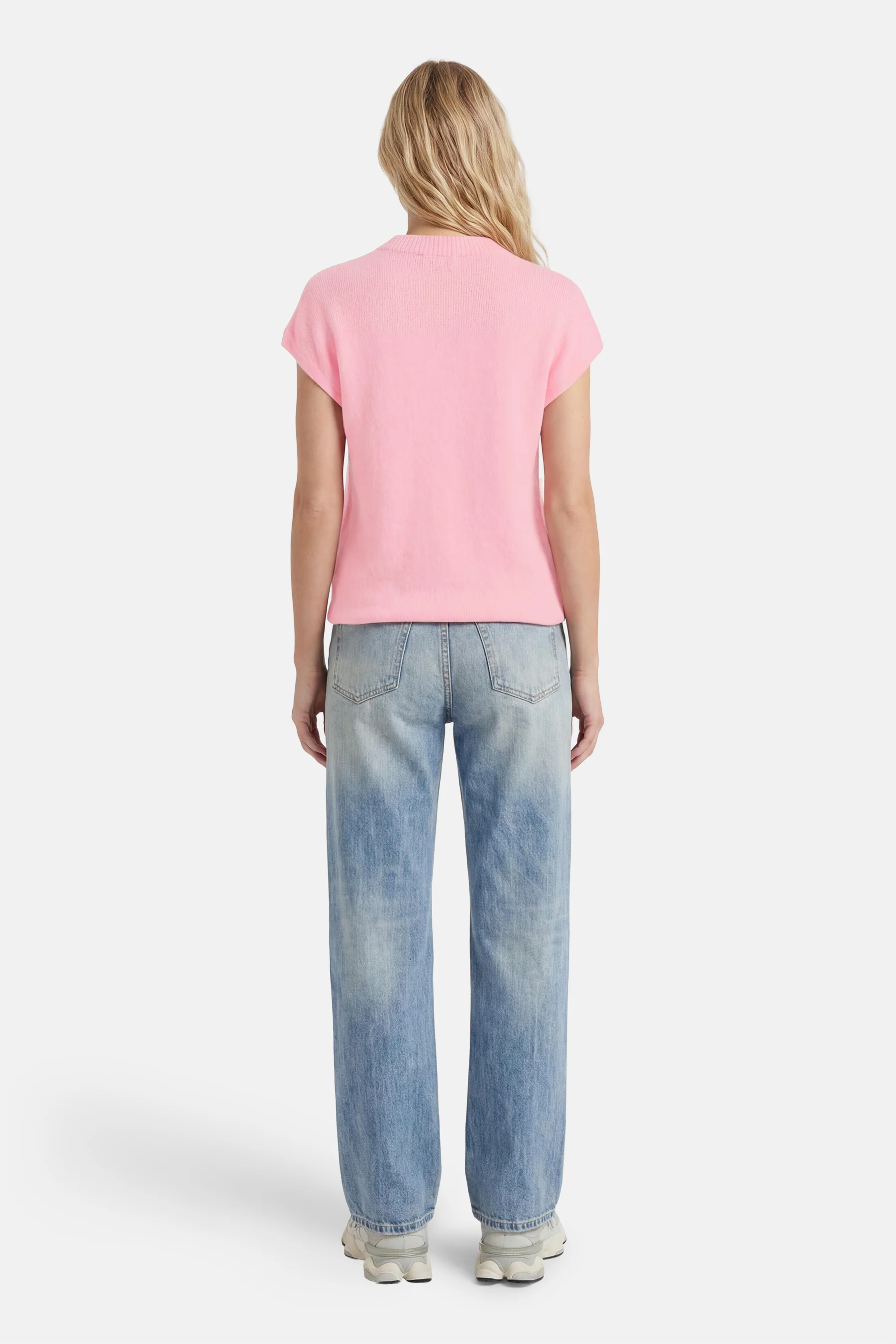 Giletkorte zonder mouw - roze - Image 3