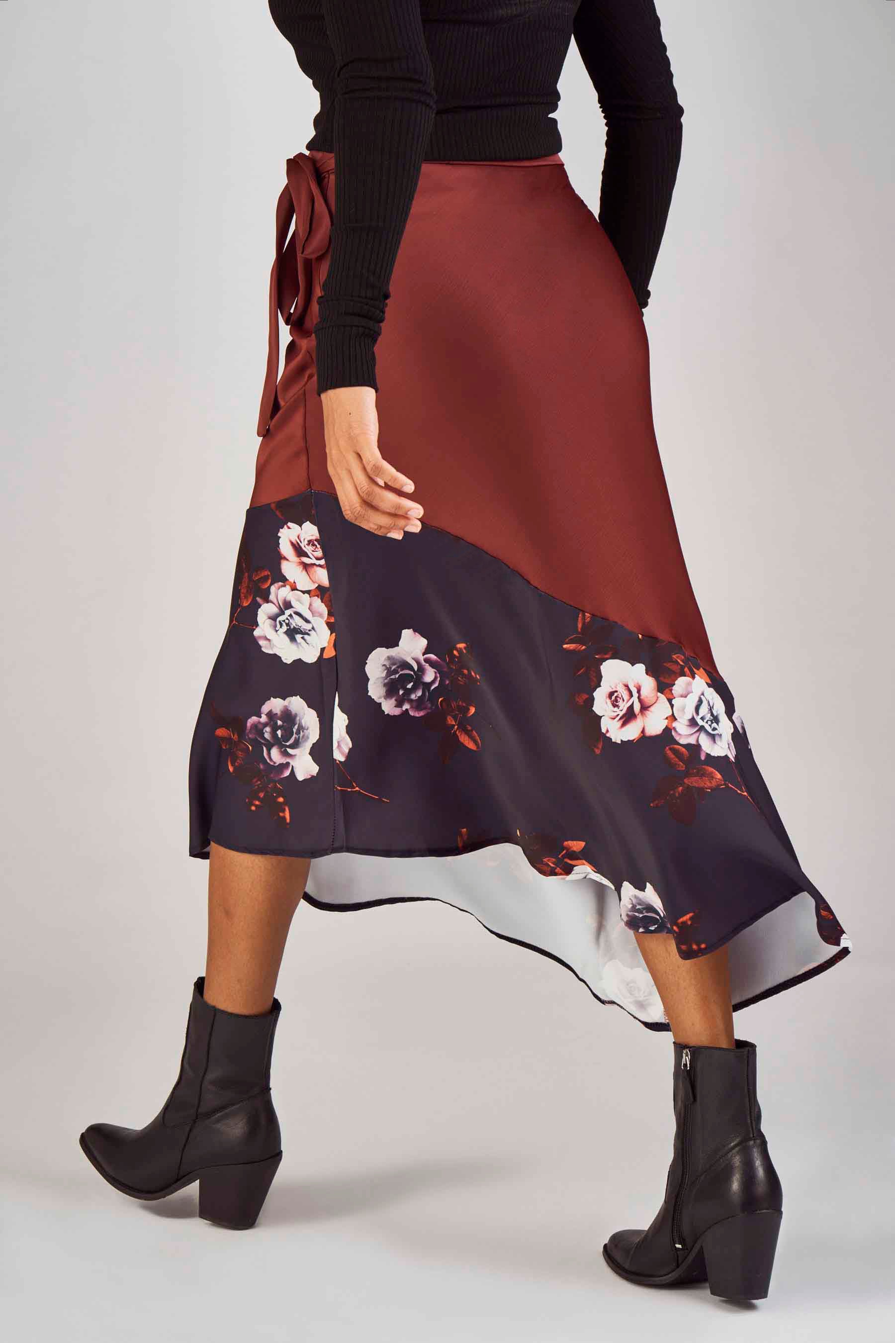 Rok - bordeaux - Image 3