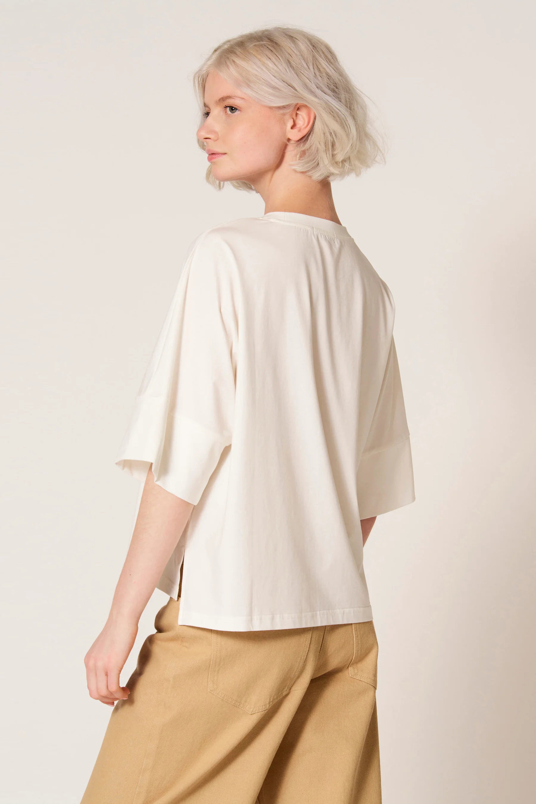 T-shirt met korte mouwen - Wit - Image 3