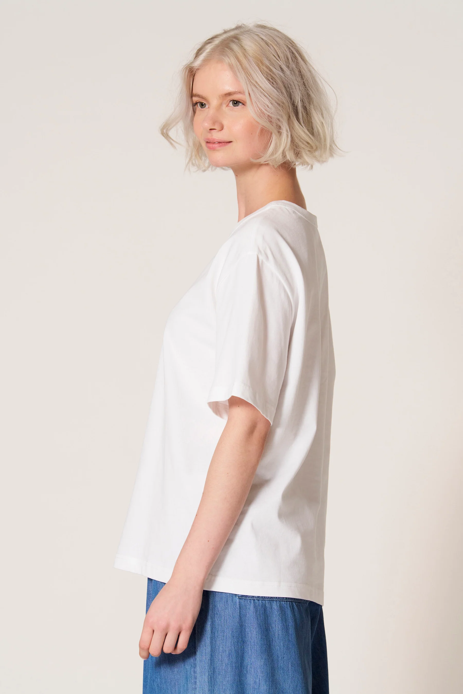 T-shirt met korte mouwen - wit - Image 4