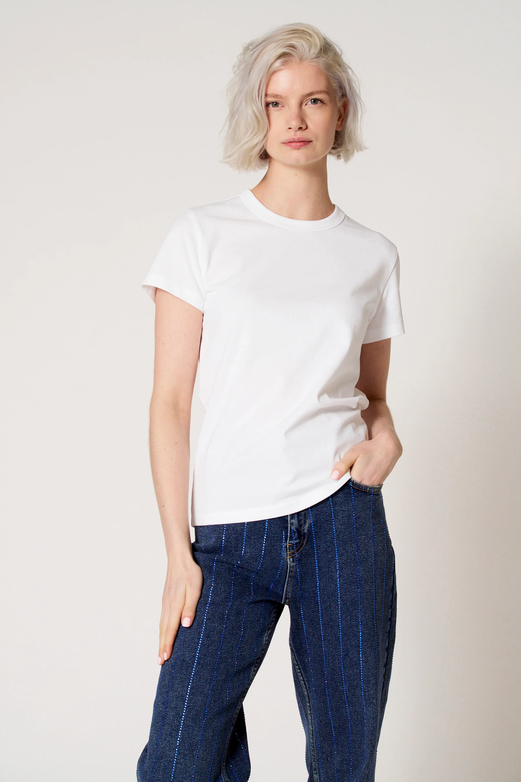T-shirt met korte mouwen - wit - Image 2