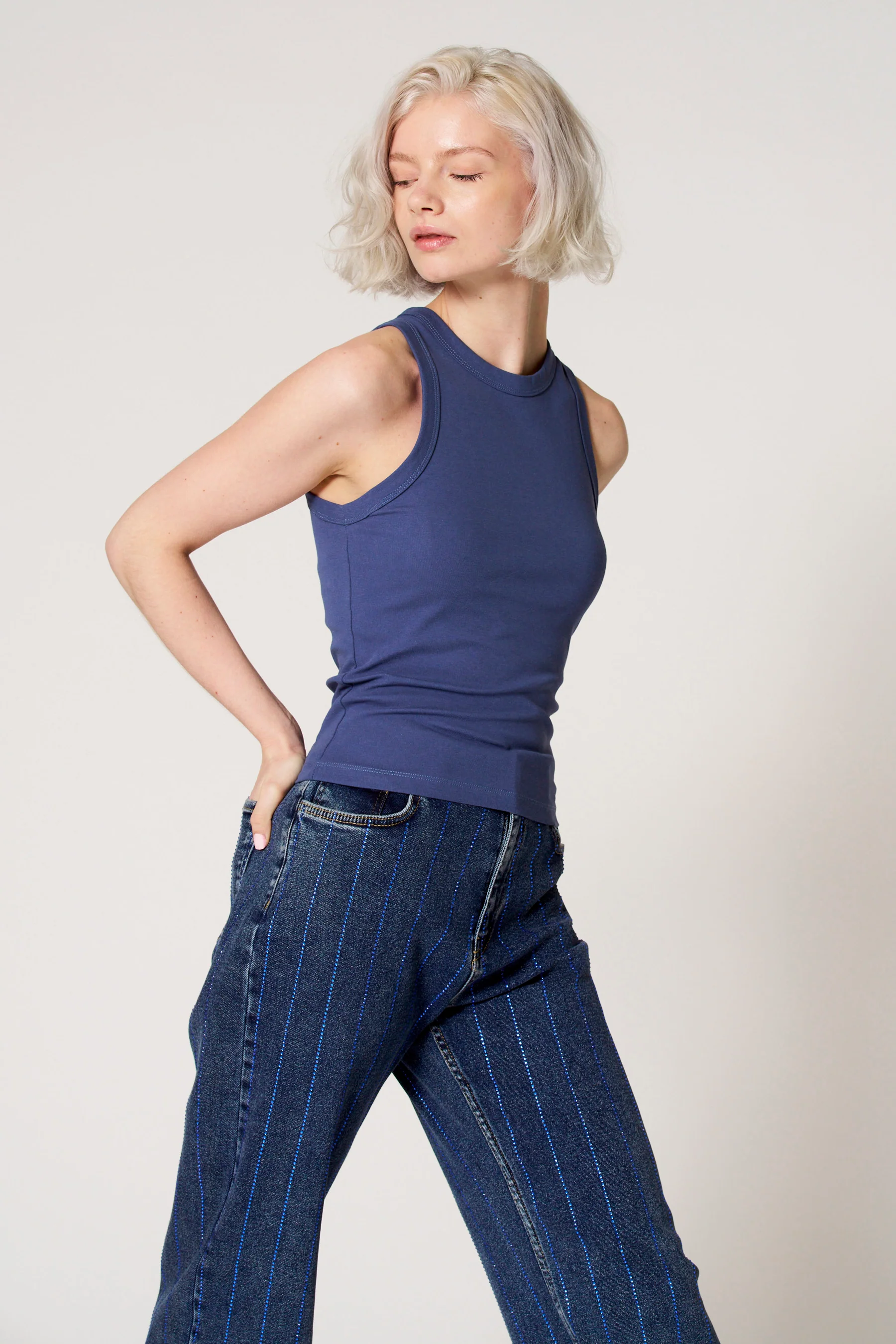 Singlet - blauw - Image 2