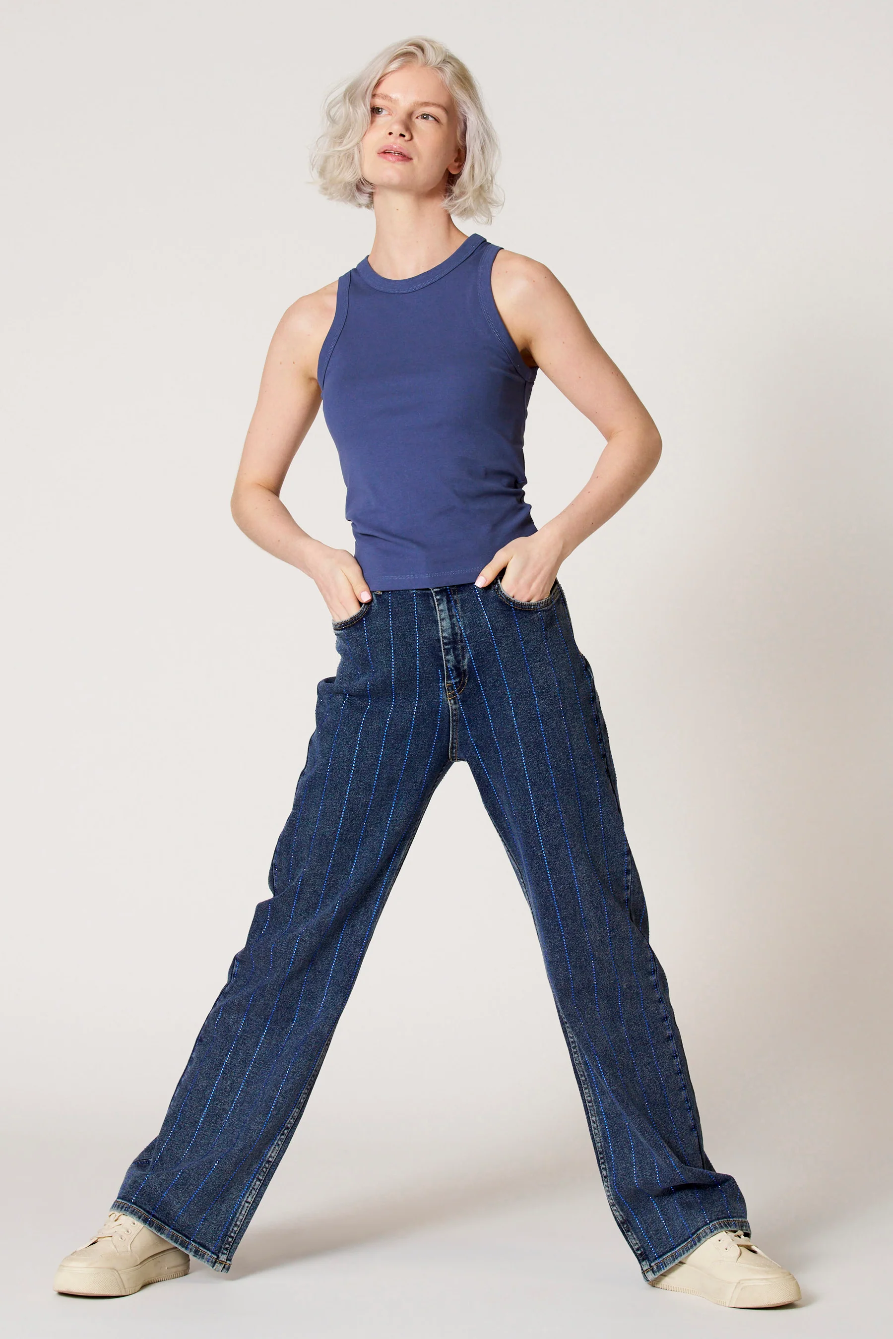 Singlet - blauw - Image 3