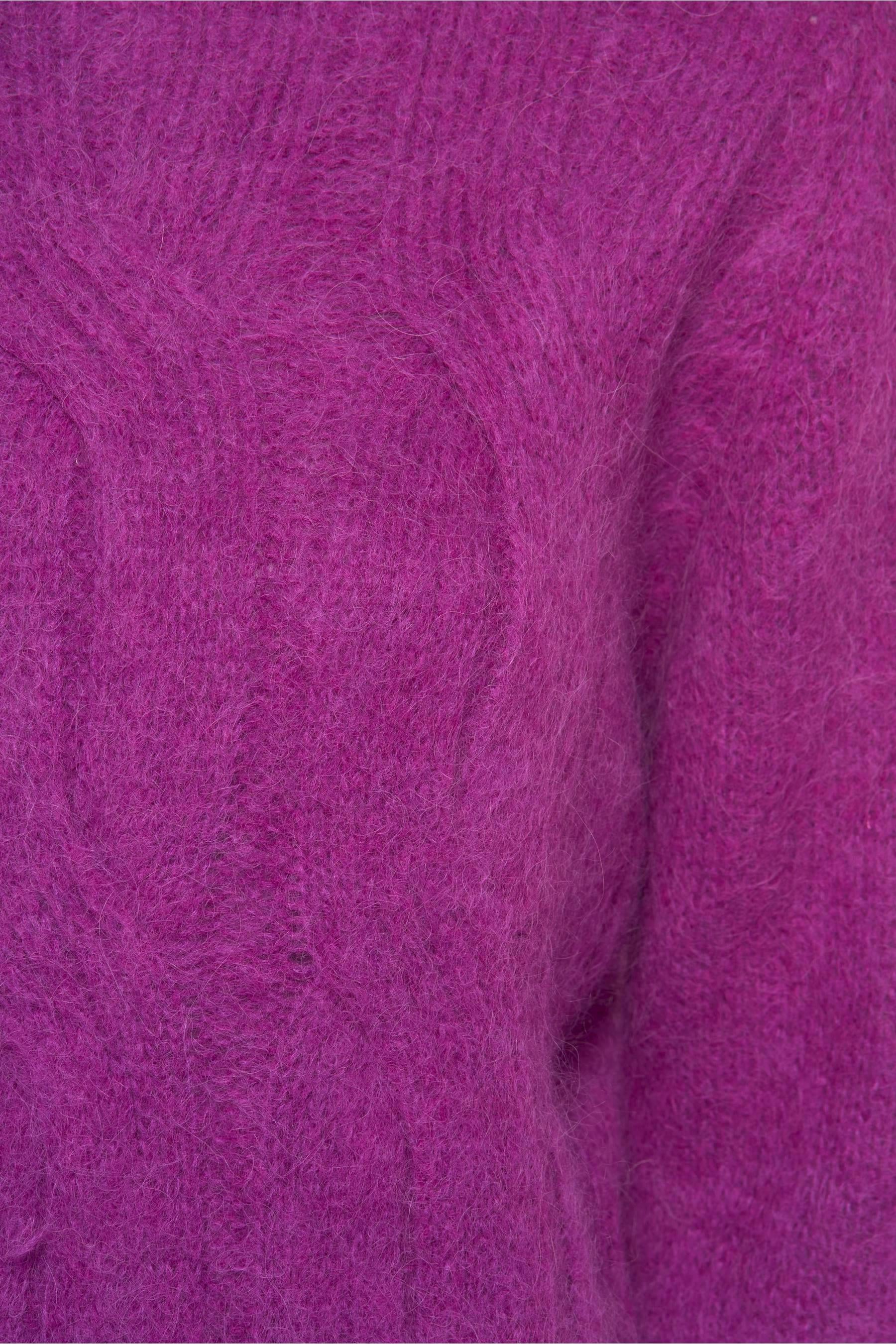 Pull met ronde hals - paars - Image 3