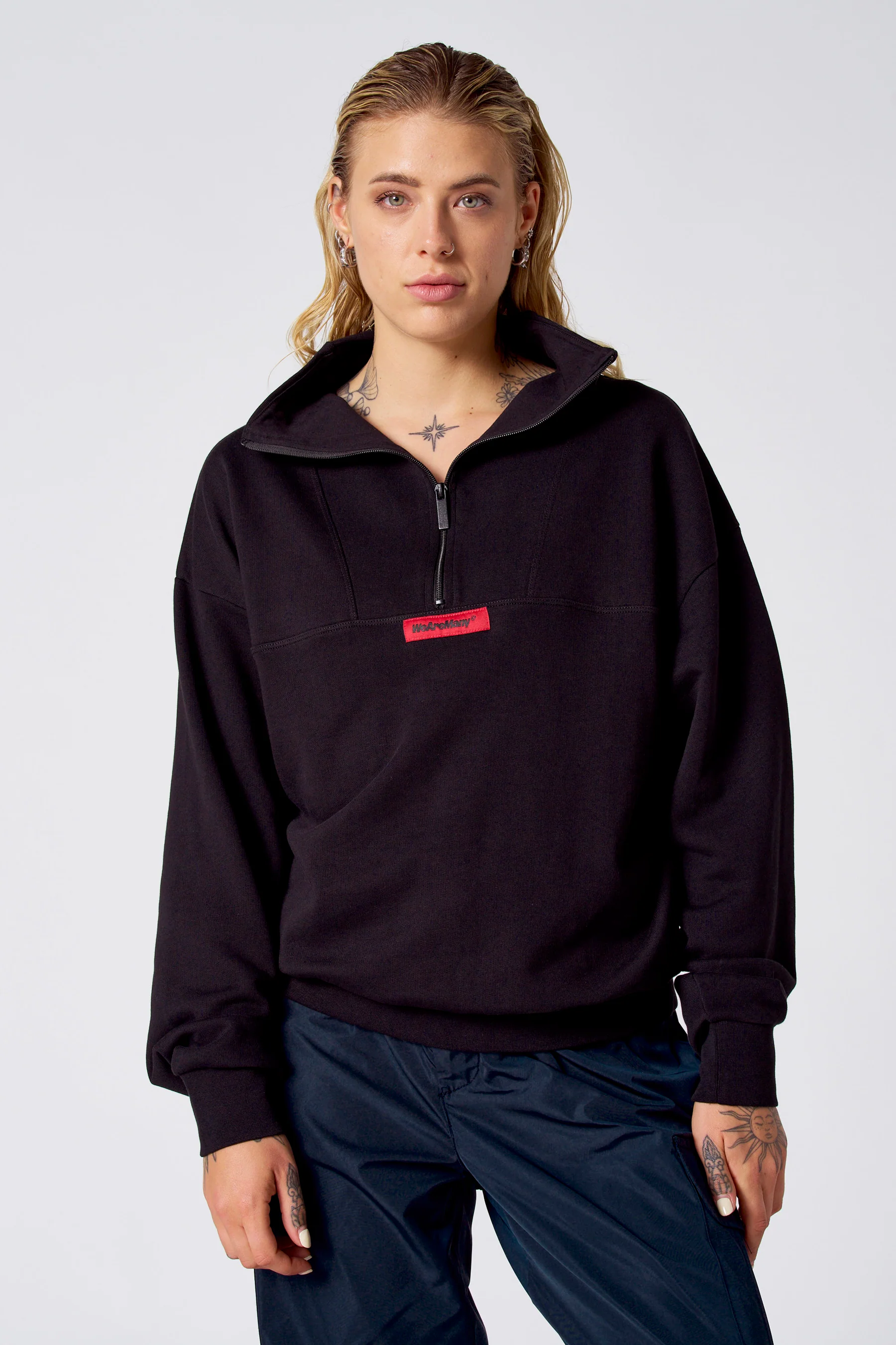 Sweatshirt - zwart - Image 5
