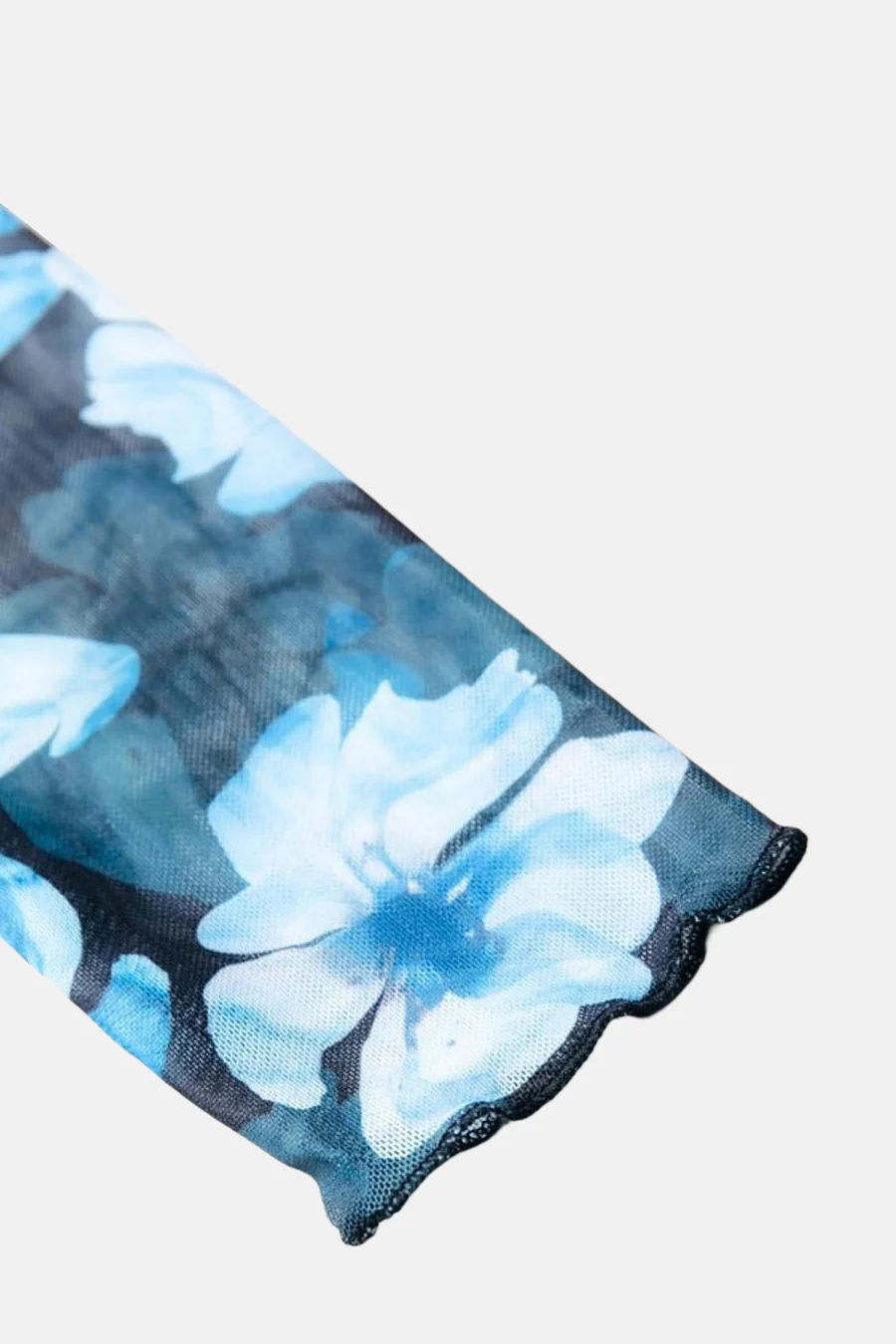 Kleedje met lange mouwen - blauw - Image 3
