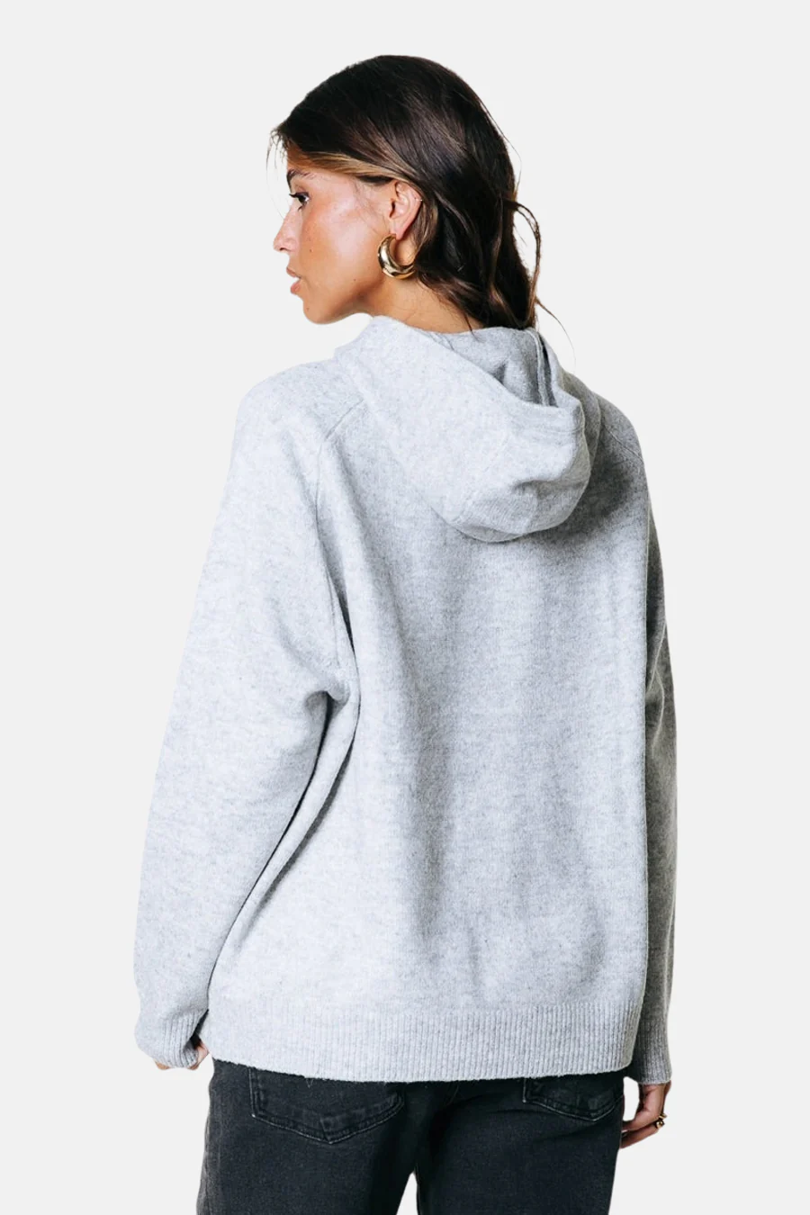 Pull met kap - grijs - Image 2
