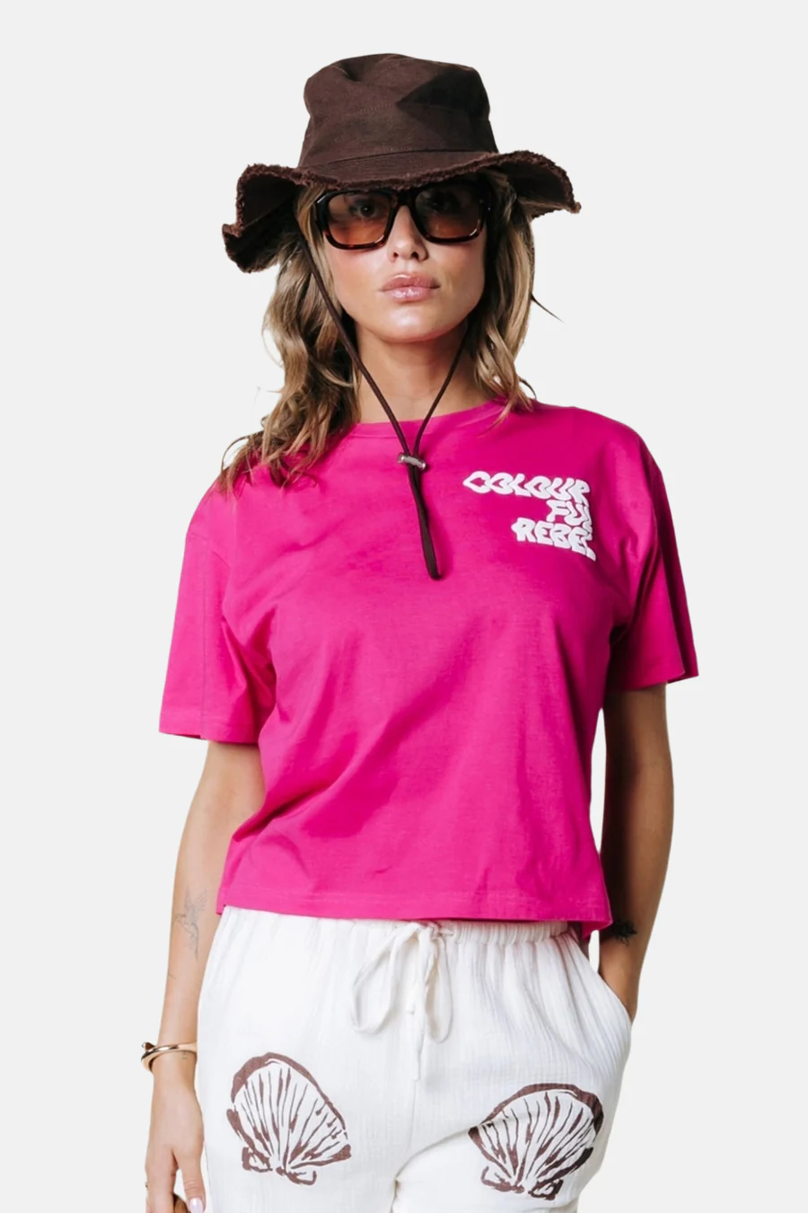 T-shirt - roze