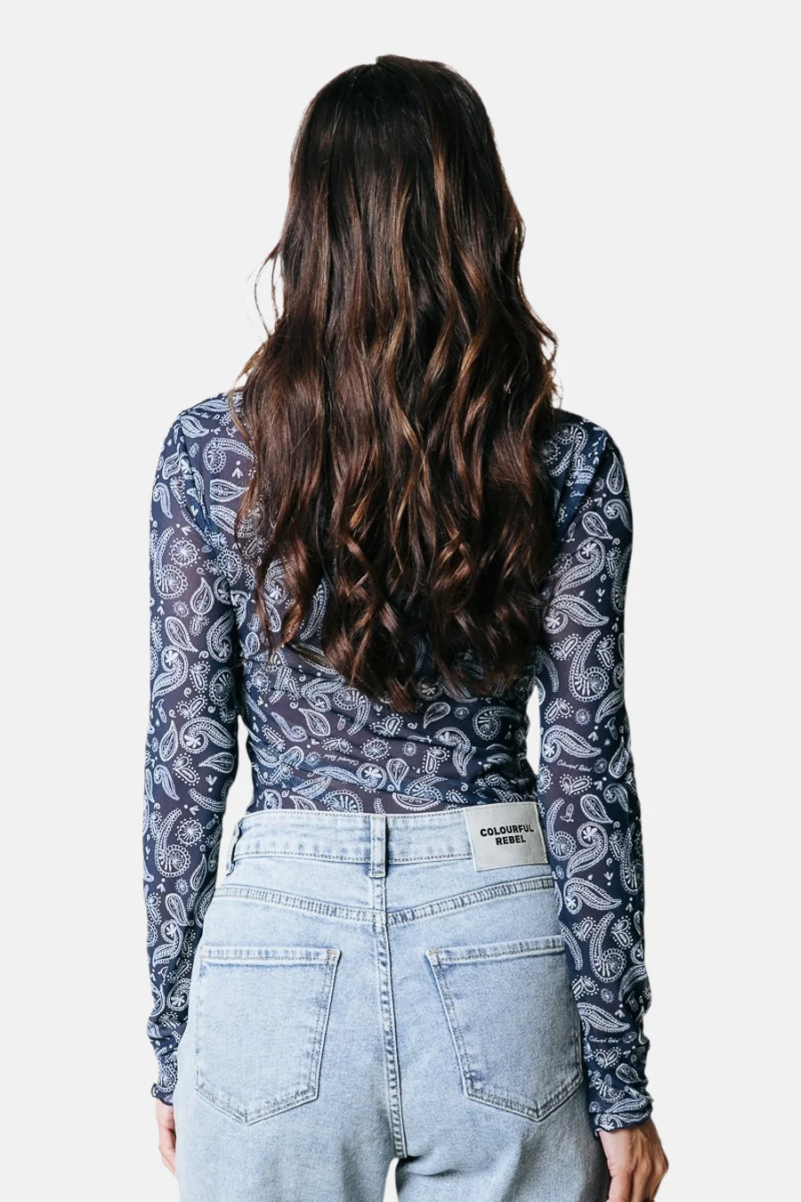 T-shirt met lange mouwen - blauw - Image 2