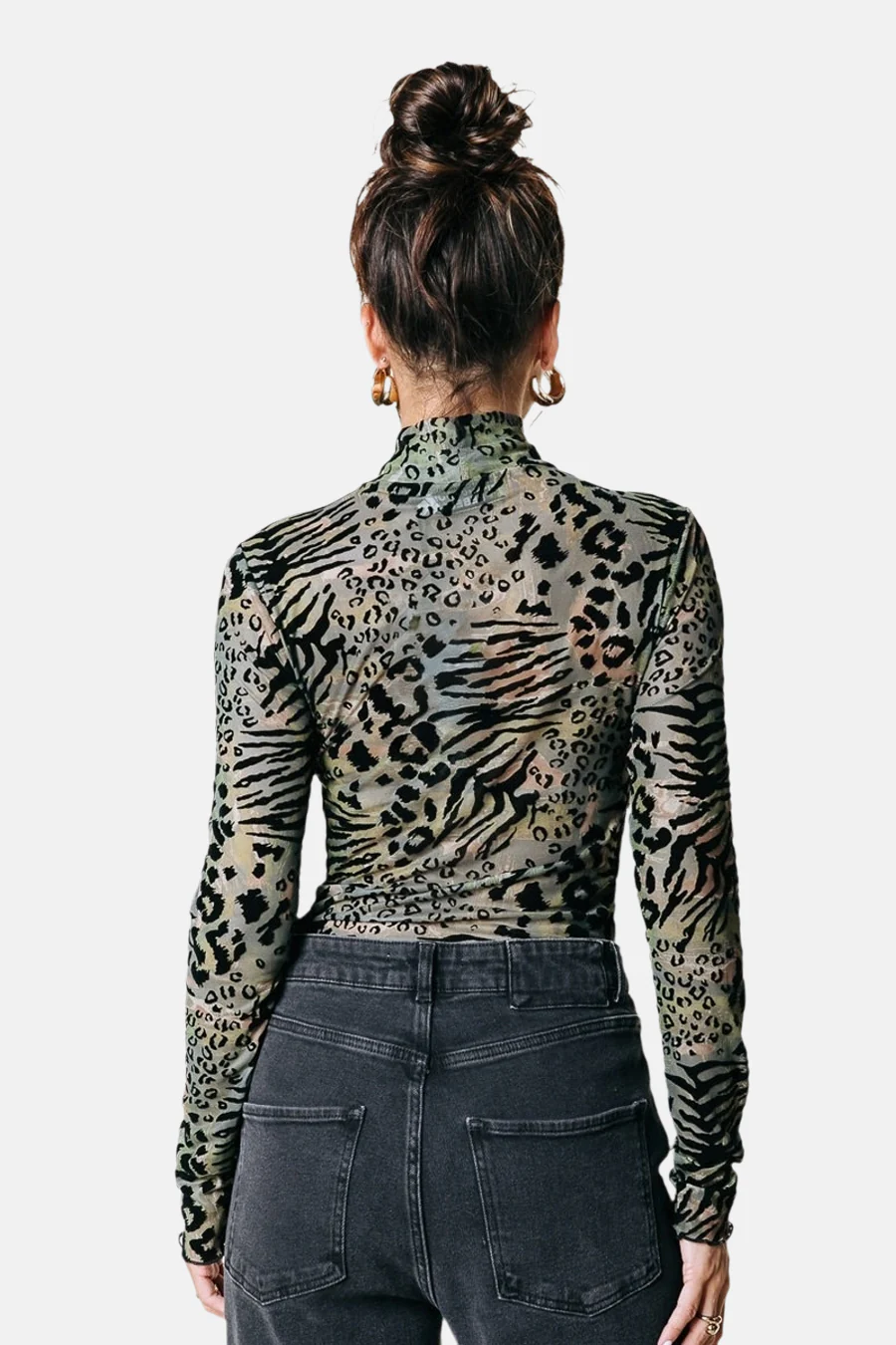 T-shirt met lange mouwen - groen - Image 3