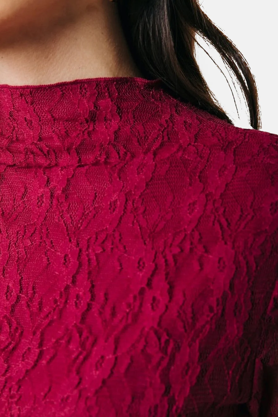 T-shirt met lange mouwen - rood - Image 5