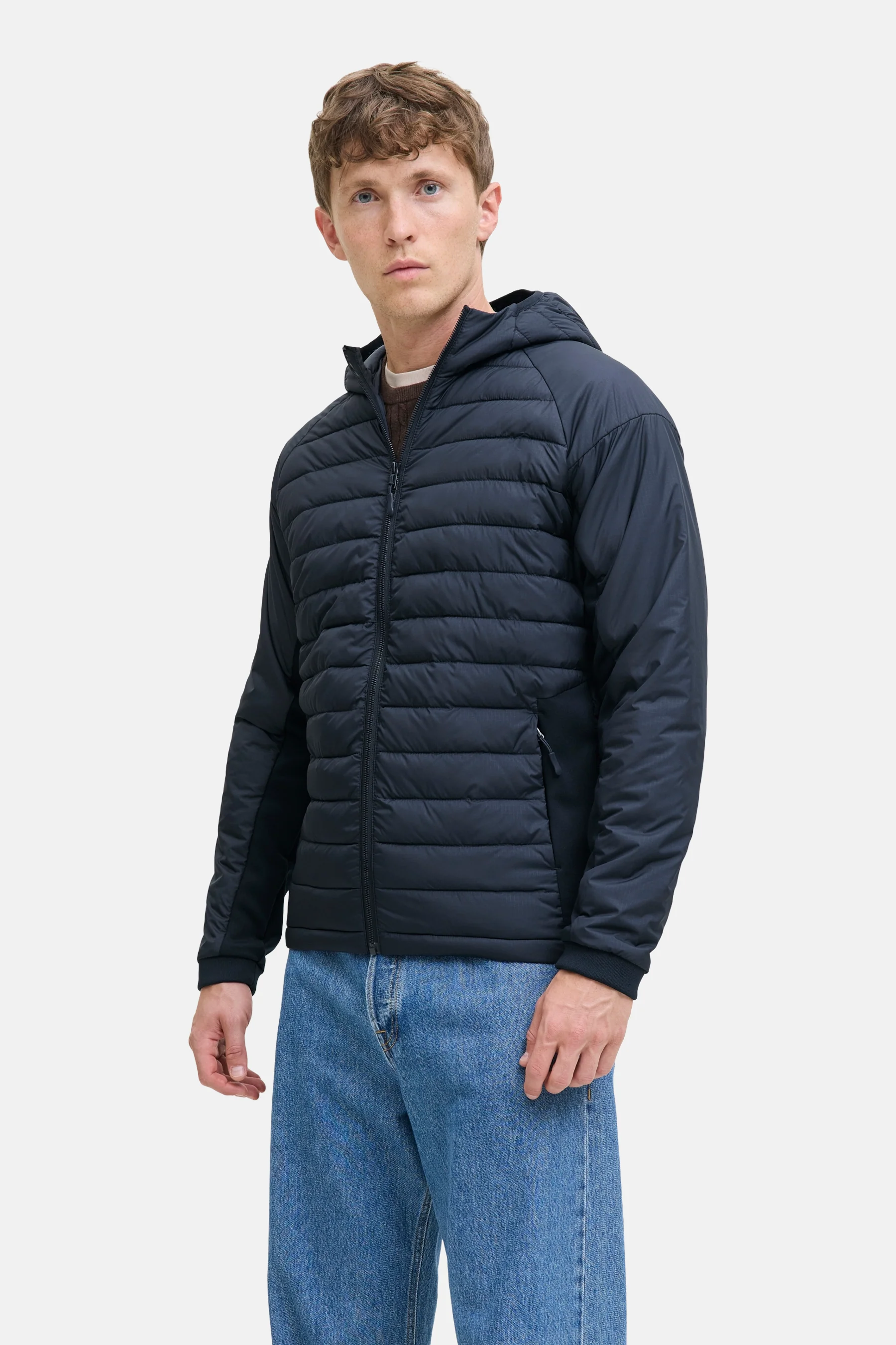 Korte jas - blauw