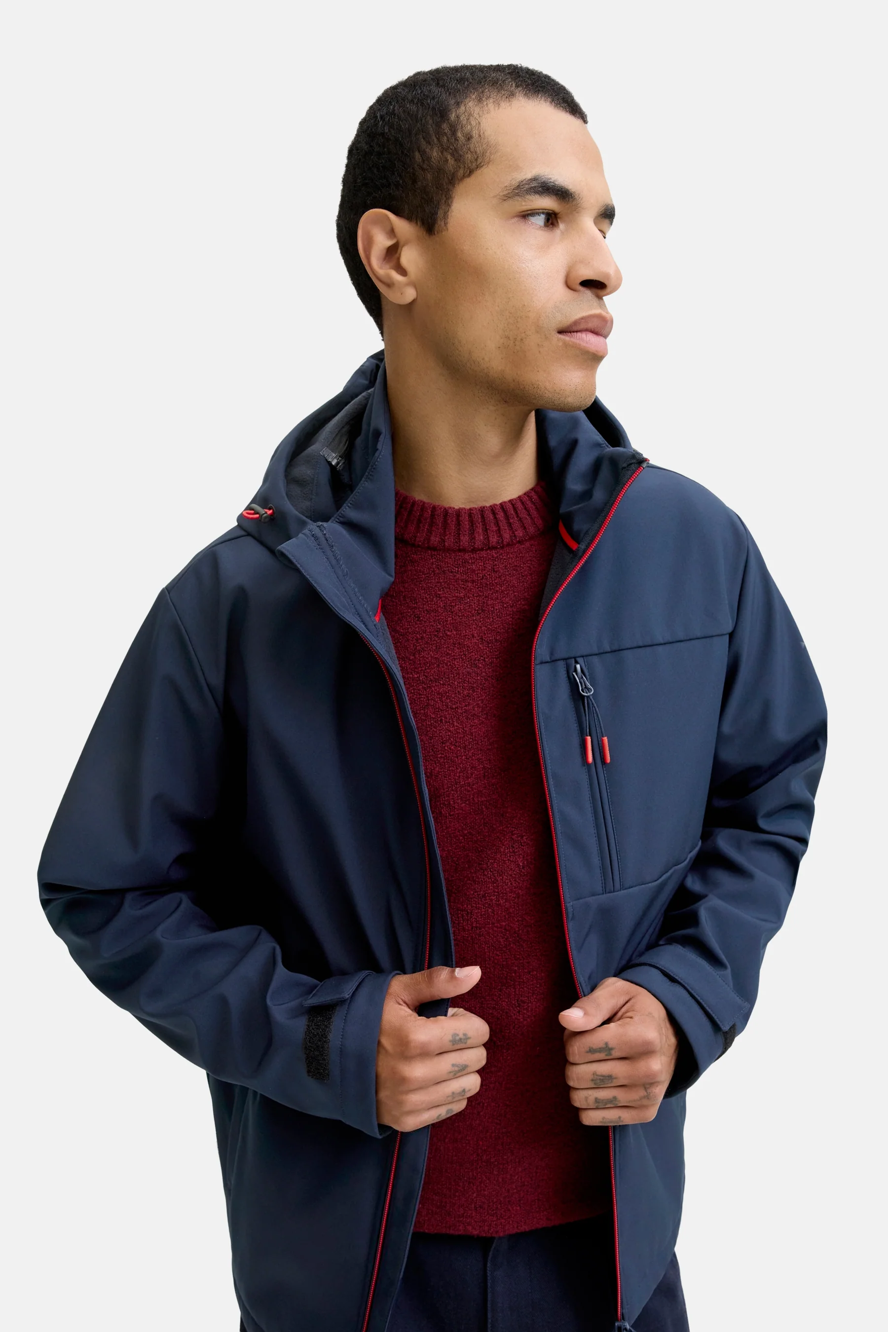 Korte jas - blauw - Image 6
