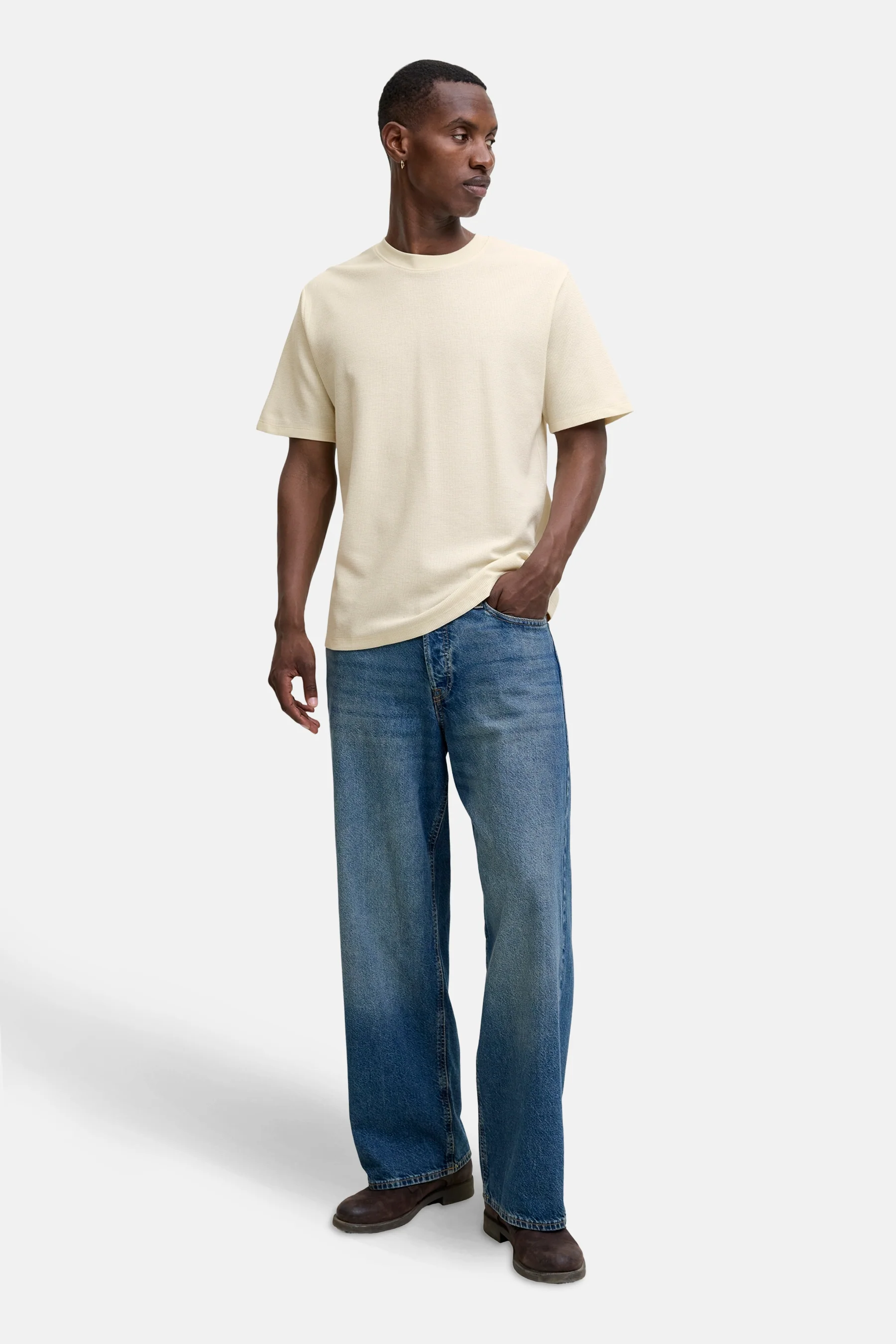 T-shirt met korte mouwen - beige - Image 2