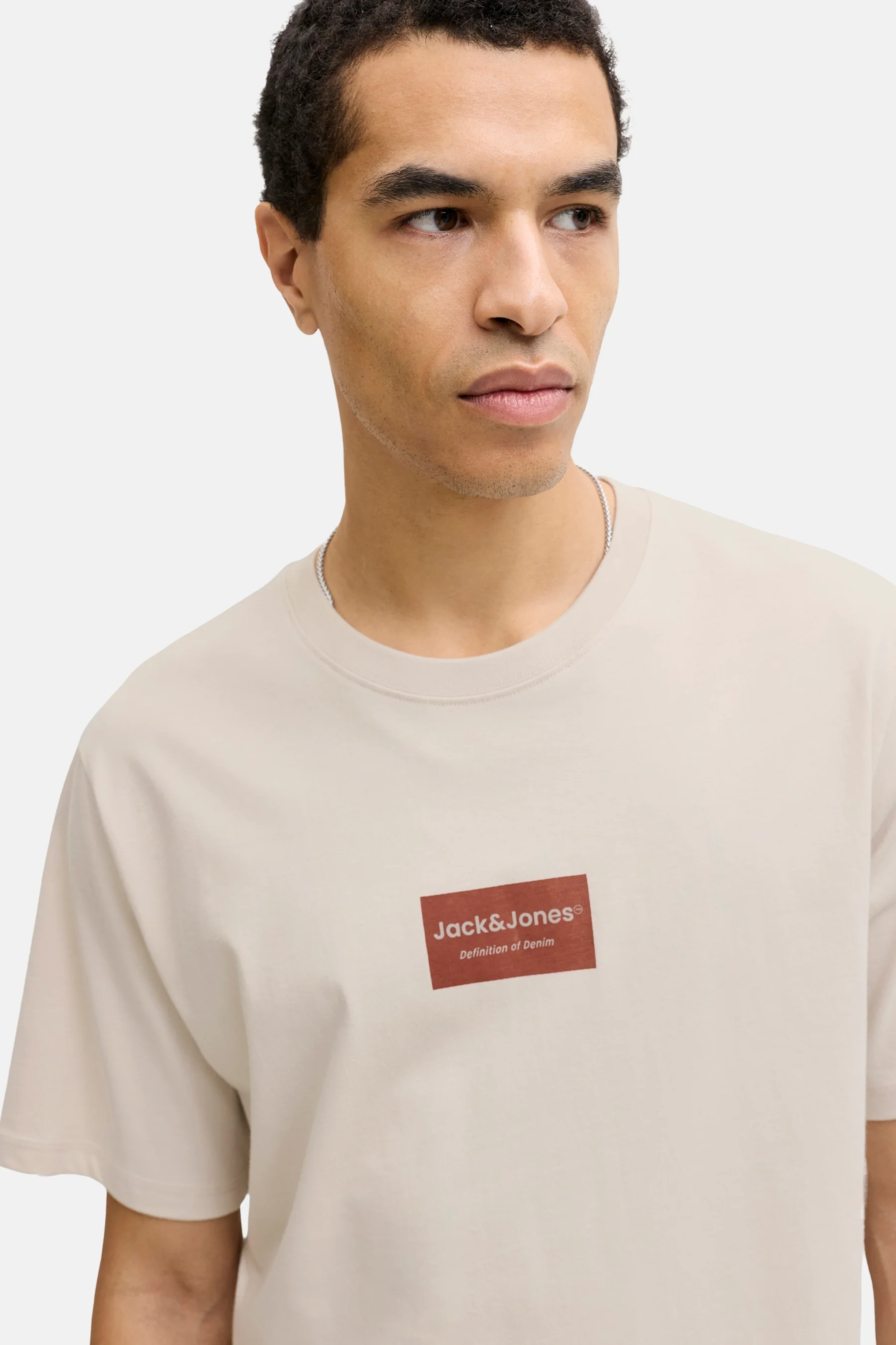 T-shirt met korte mouwen - beige - Image 3