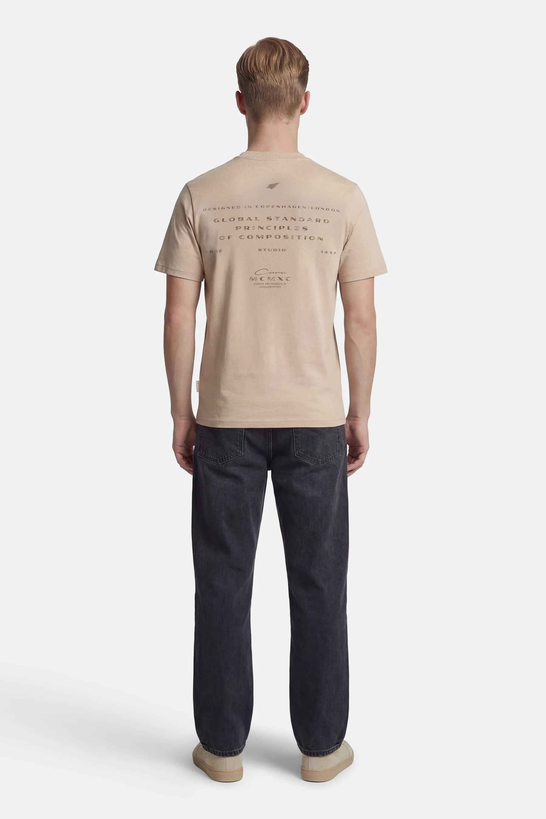 T-shirt met korte mouwen - beige - Image 4