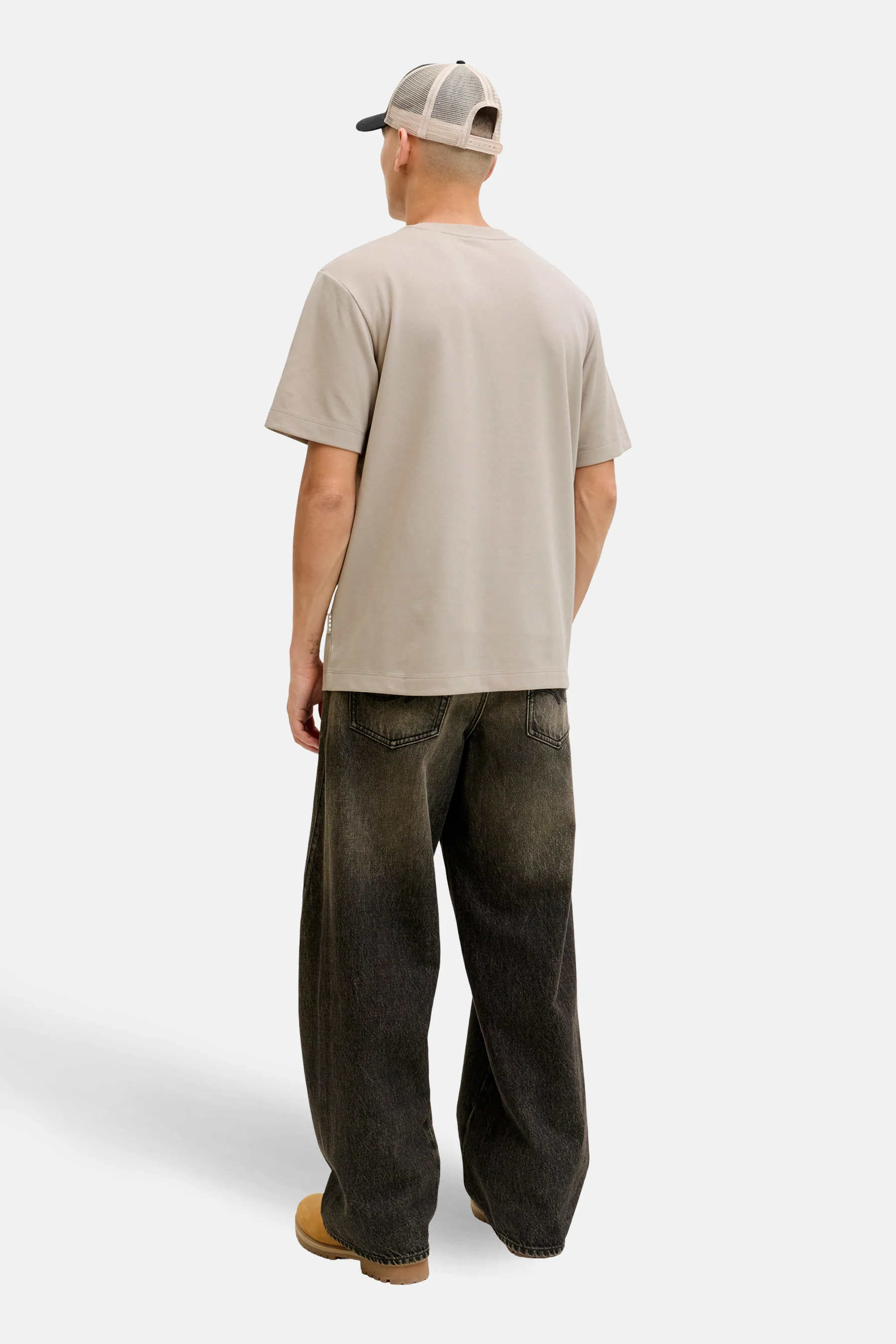 T-shirt met korte mouwen - beige - Image 3