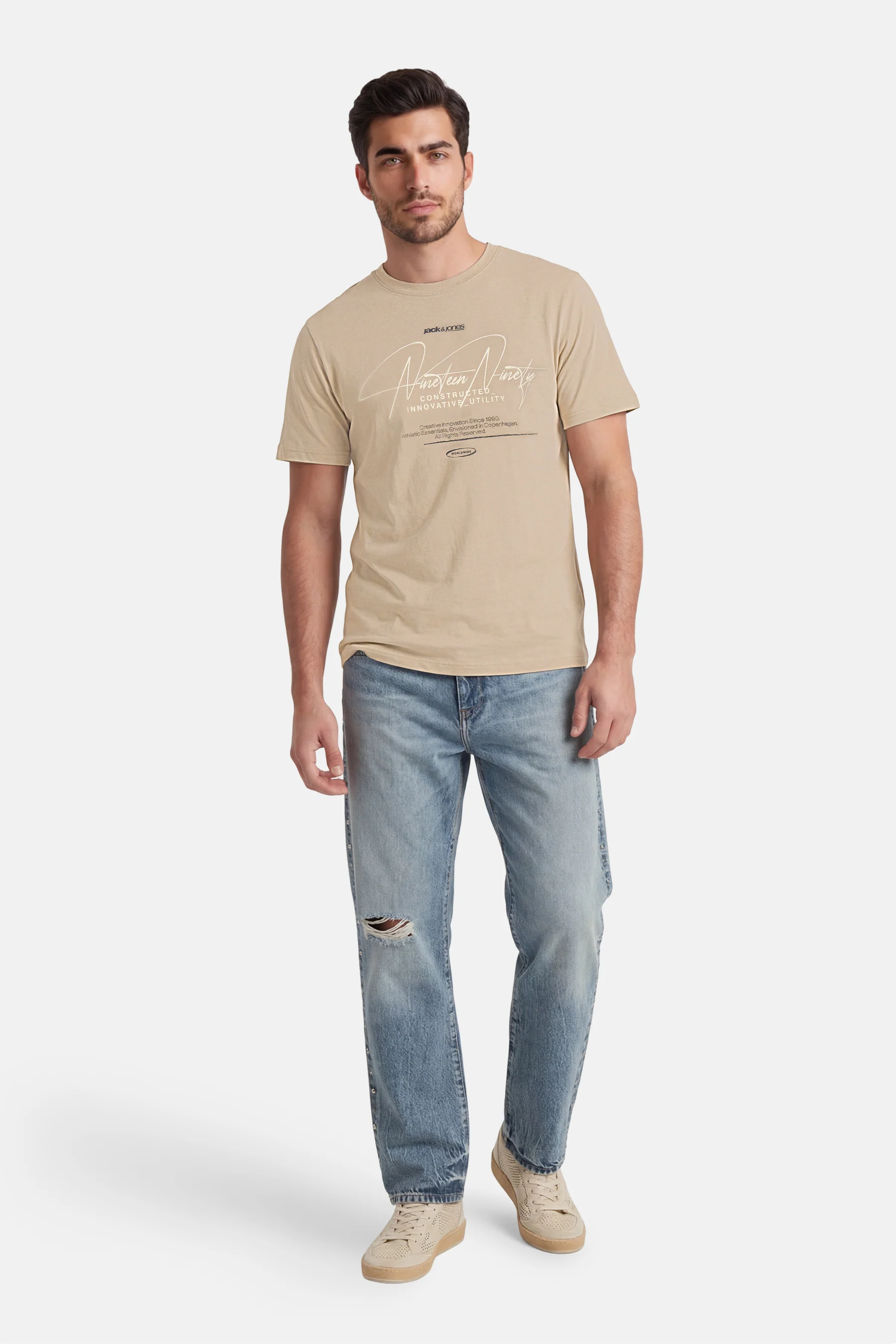 T-shirt - beige - Image 2