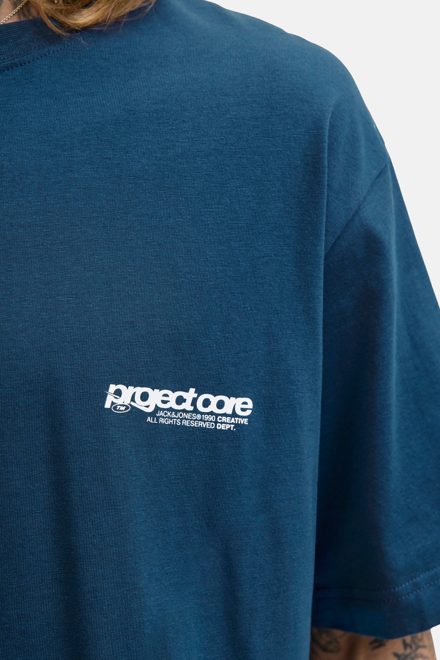 T-shirt met korte mouwen - Blauw - Image 5