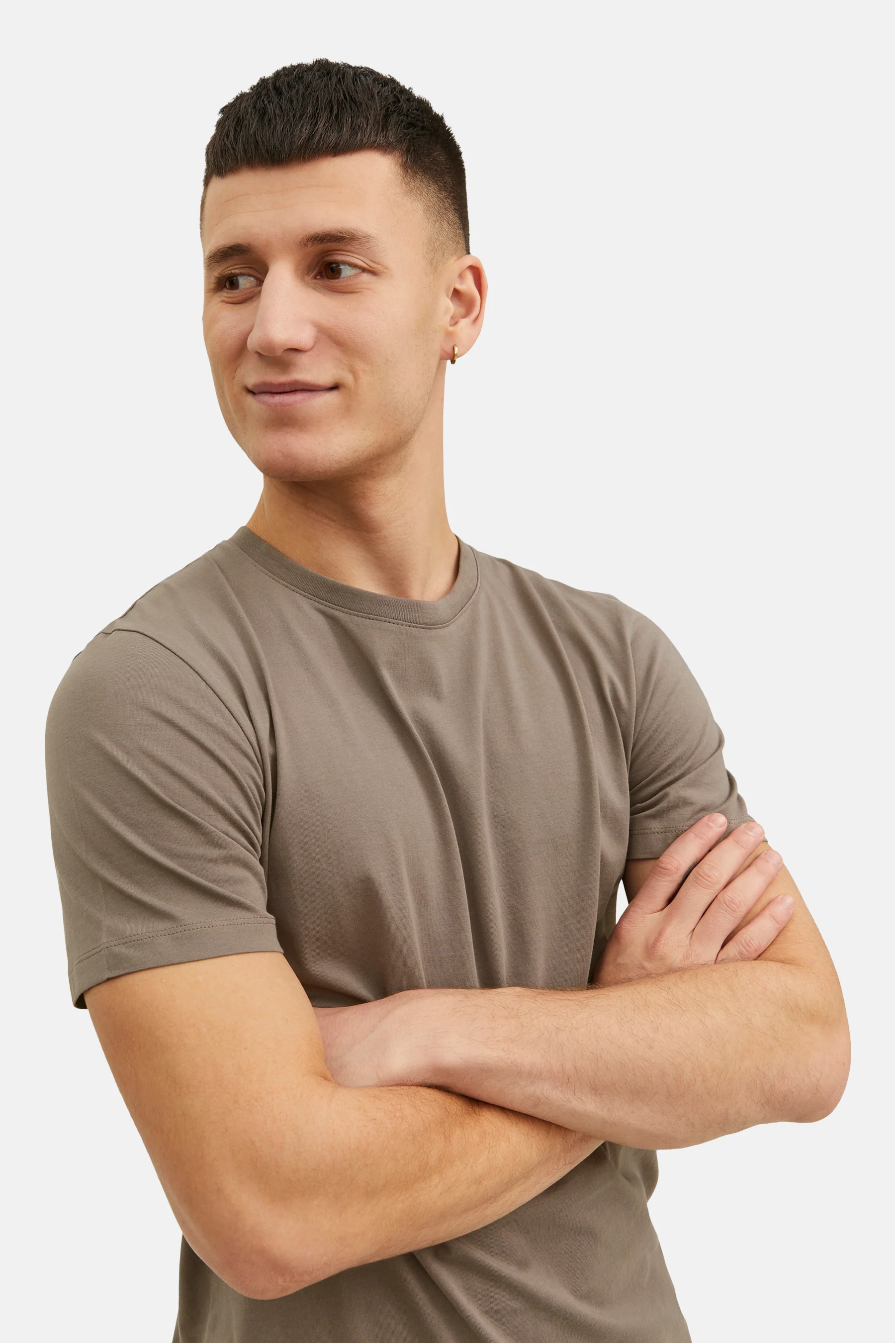 T-shirt met korte mouwen - bruin - Image 6