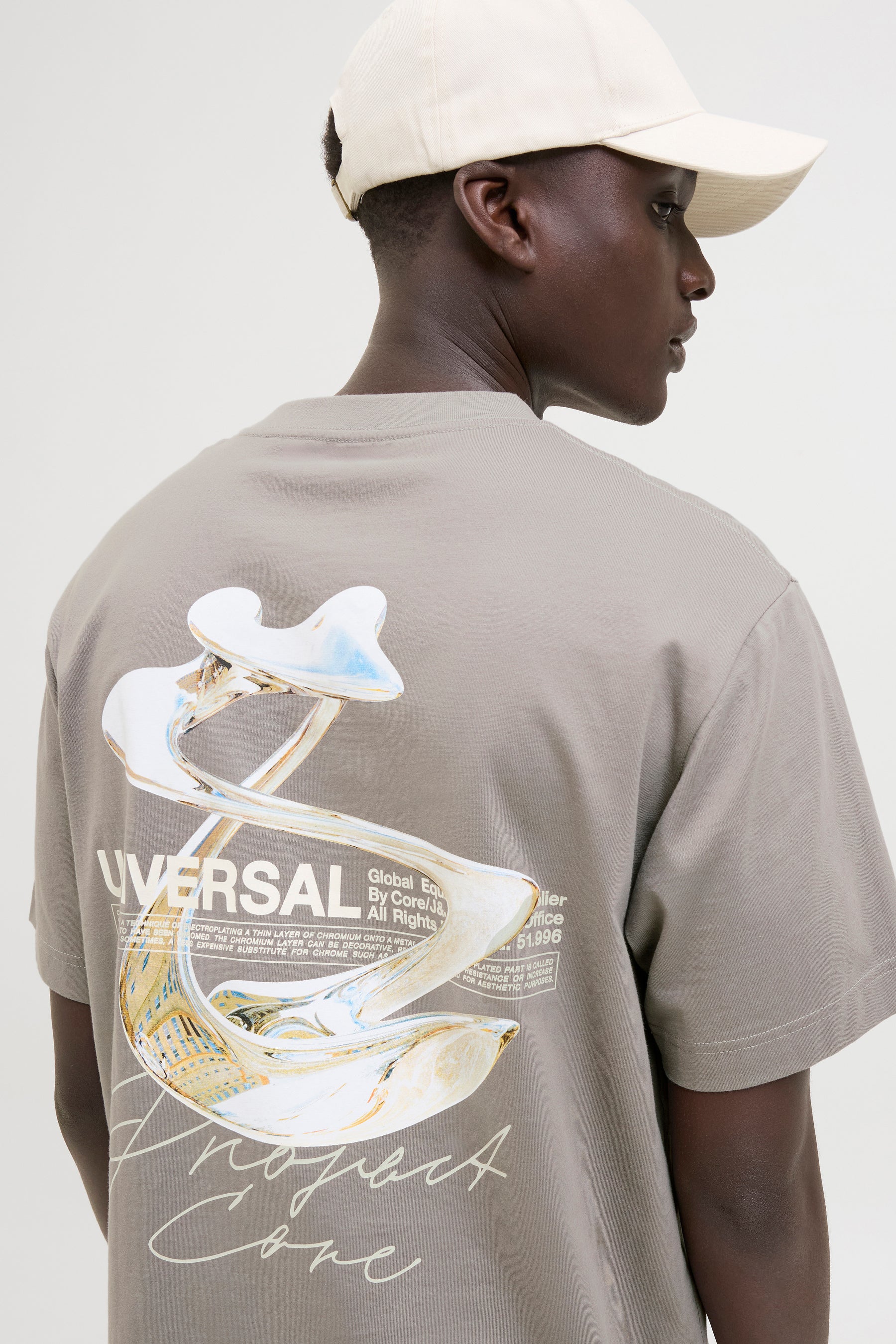 T-shirt met korte mouwen - grijs - Image 8