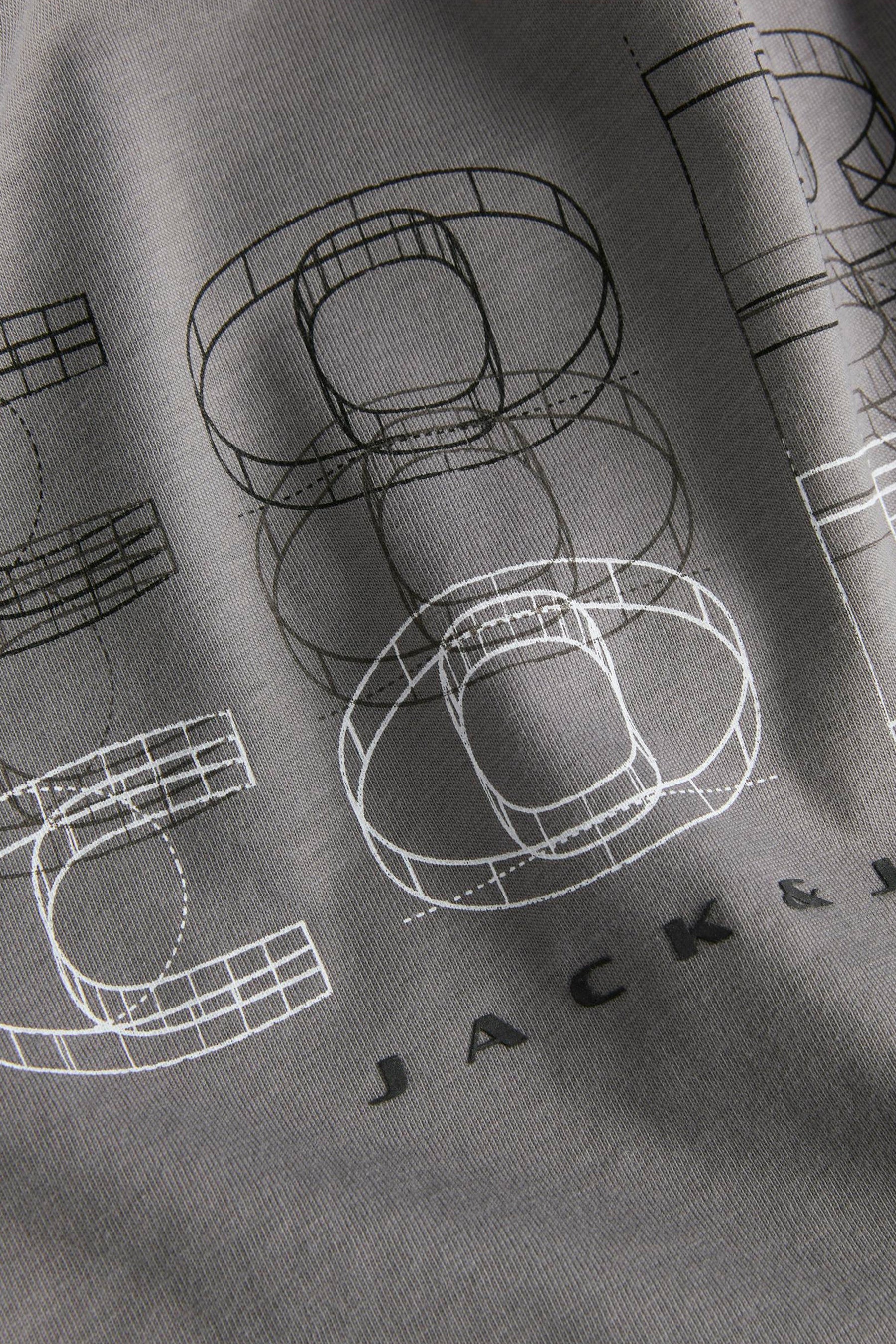 T-shirt met korte mouwen - grijs - Image 5