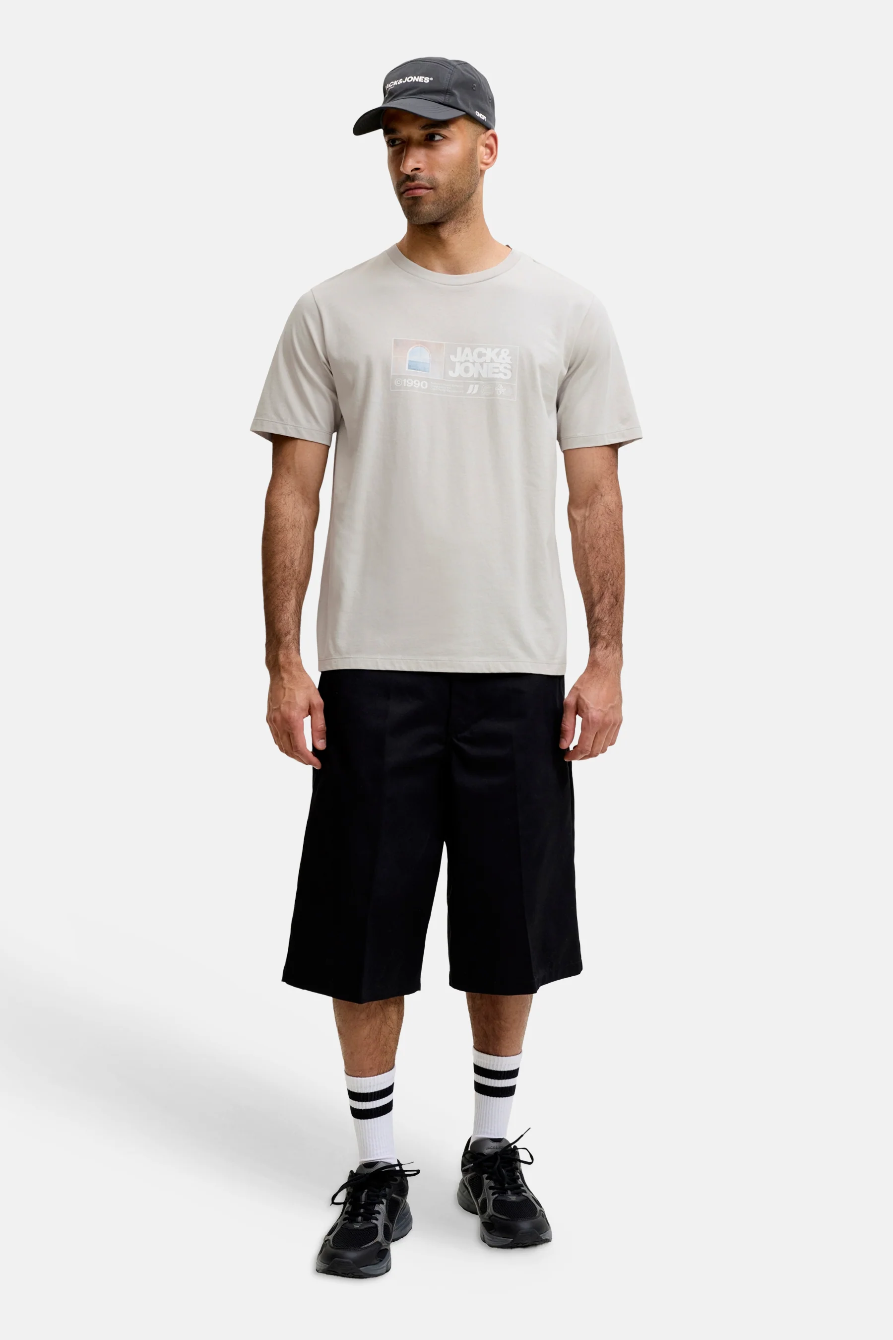 T-shirt met korte mouwen - grijs - Image 2