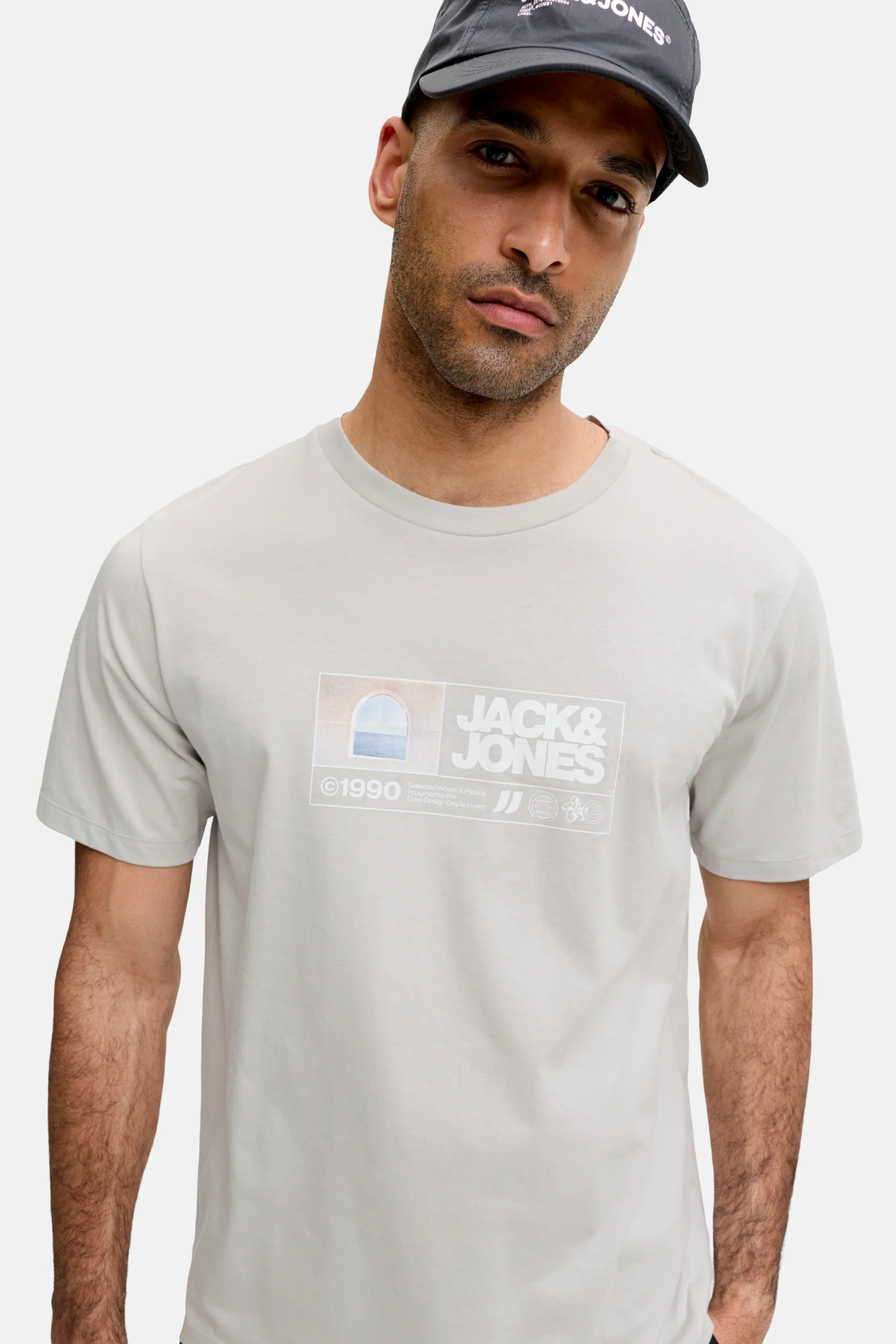T-shirt met korte mouwen - grijs - Image 6
