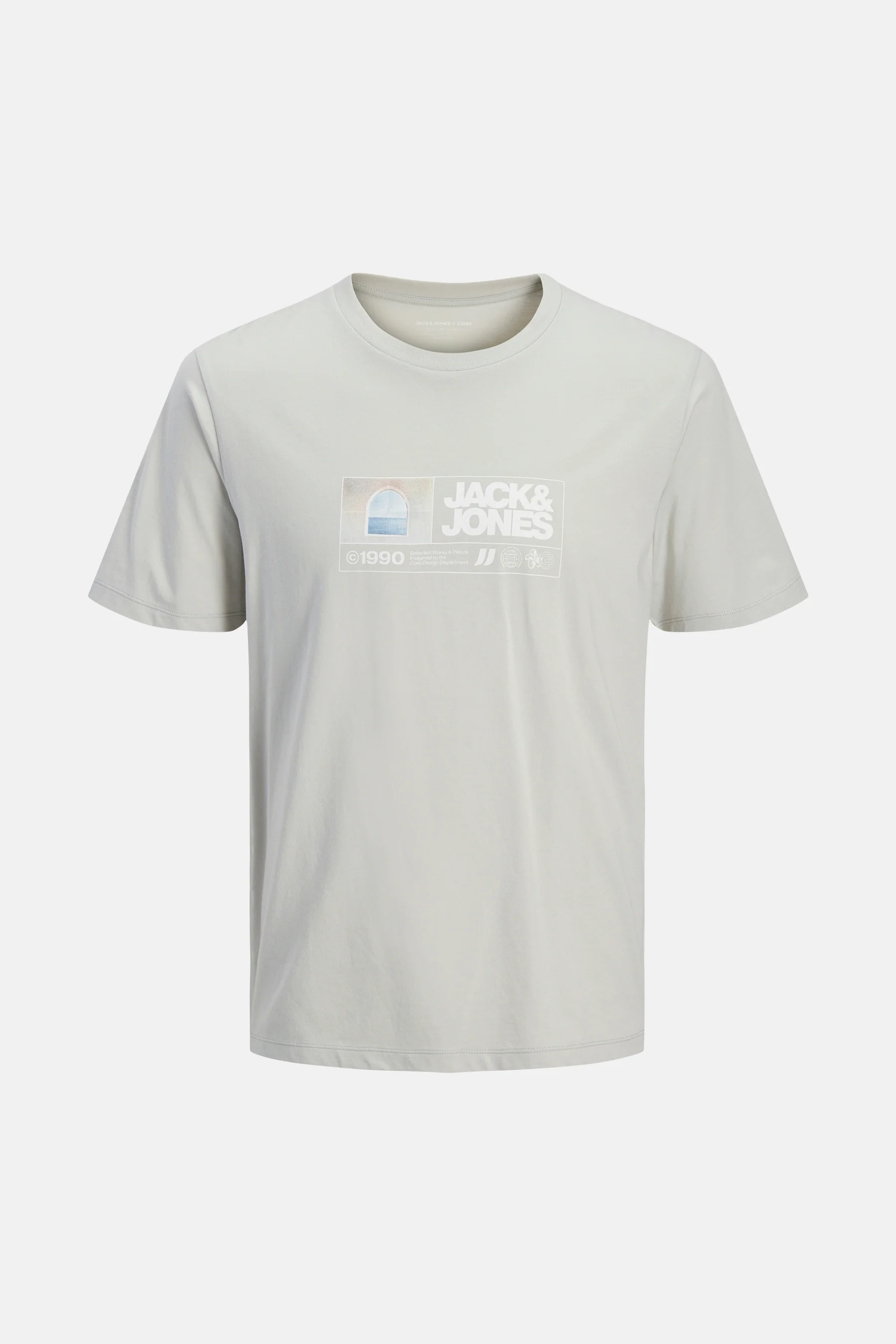 T-shirt met korte mouwen - grijs - Image 7