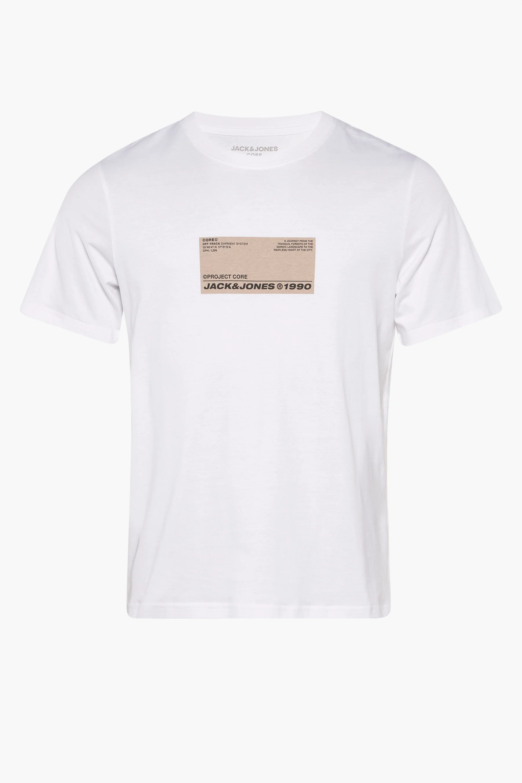 T-shirt met korte mouwen - wit