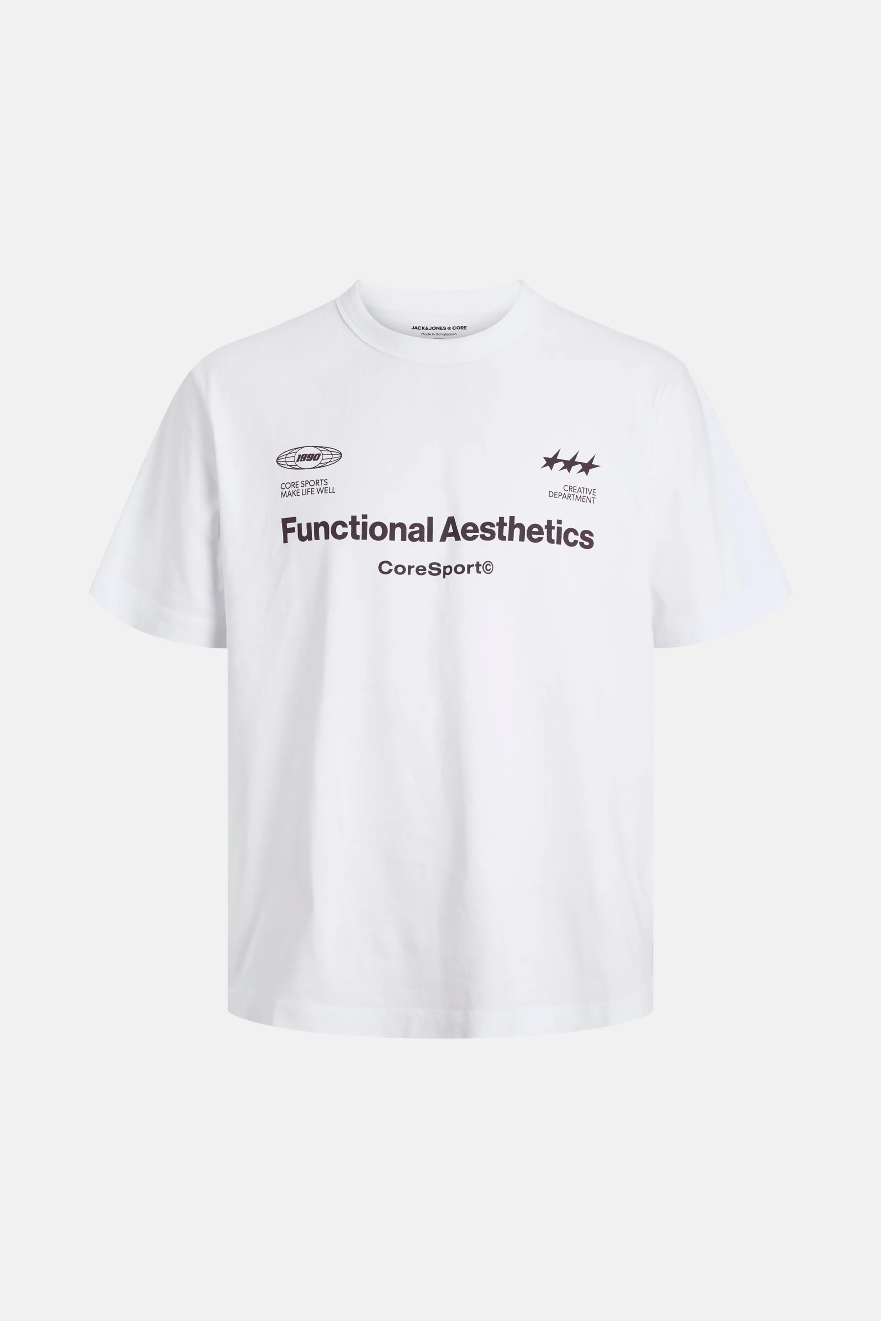 T-shirt met korte mouwen - wit