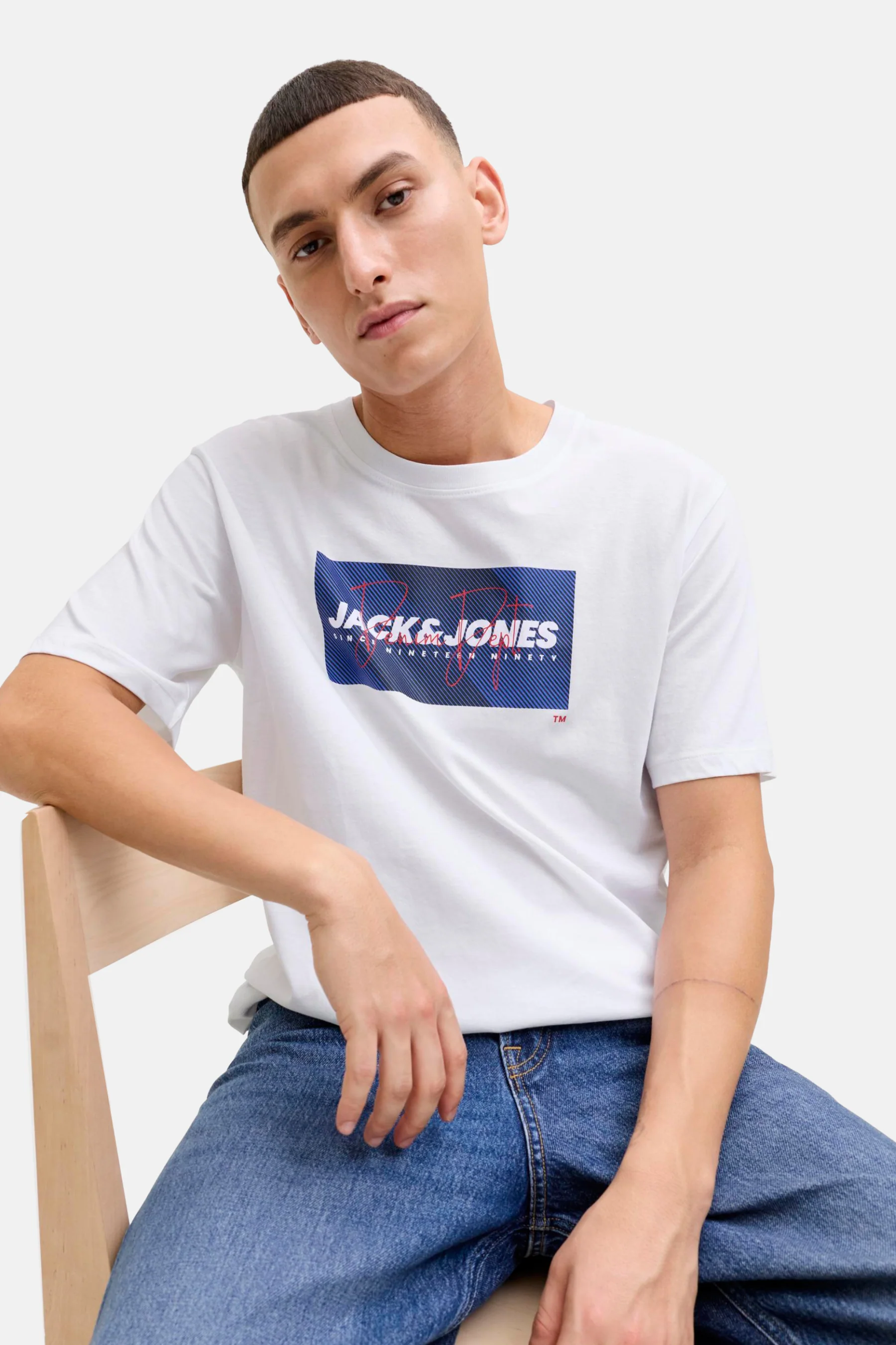 T-shirt met korte mouwen - wit - Image 6